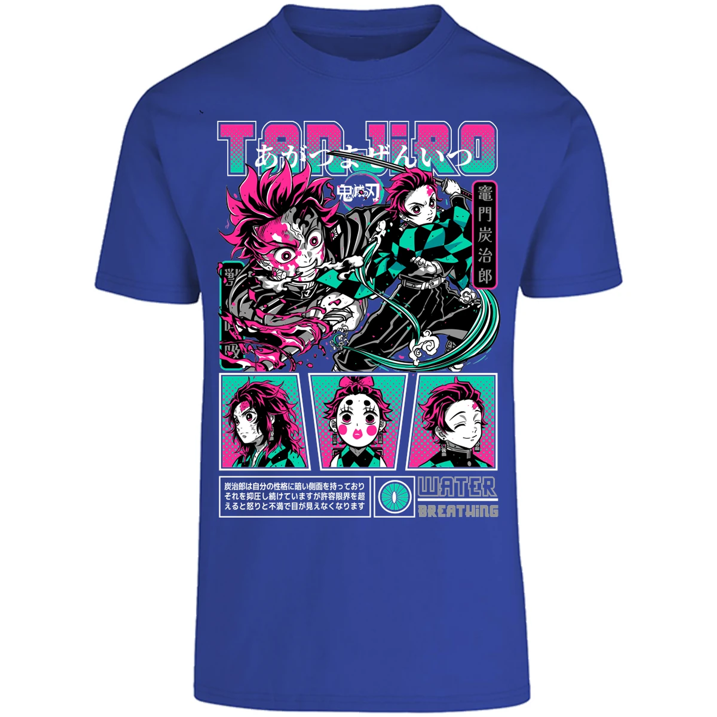 Playera Demon Slayer Tanjiro para Adulto 3