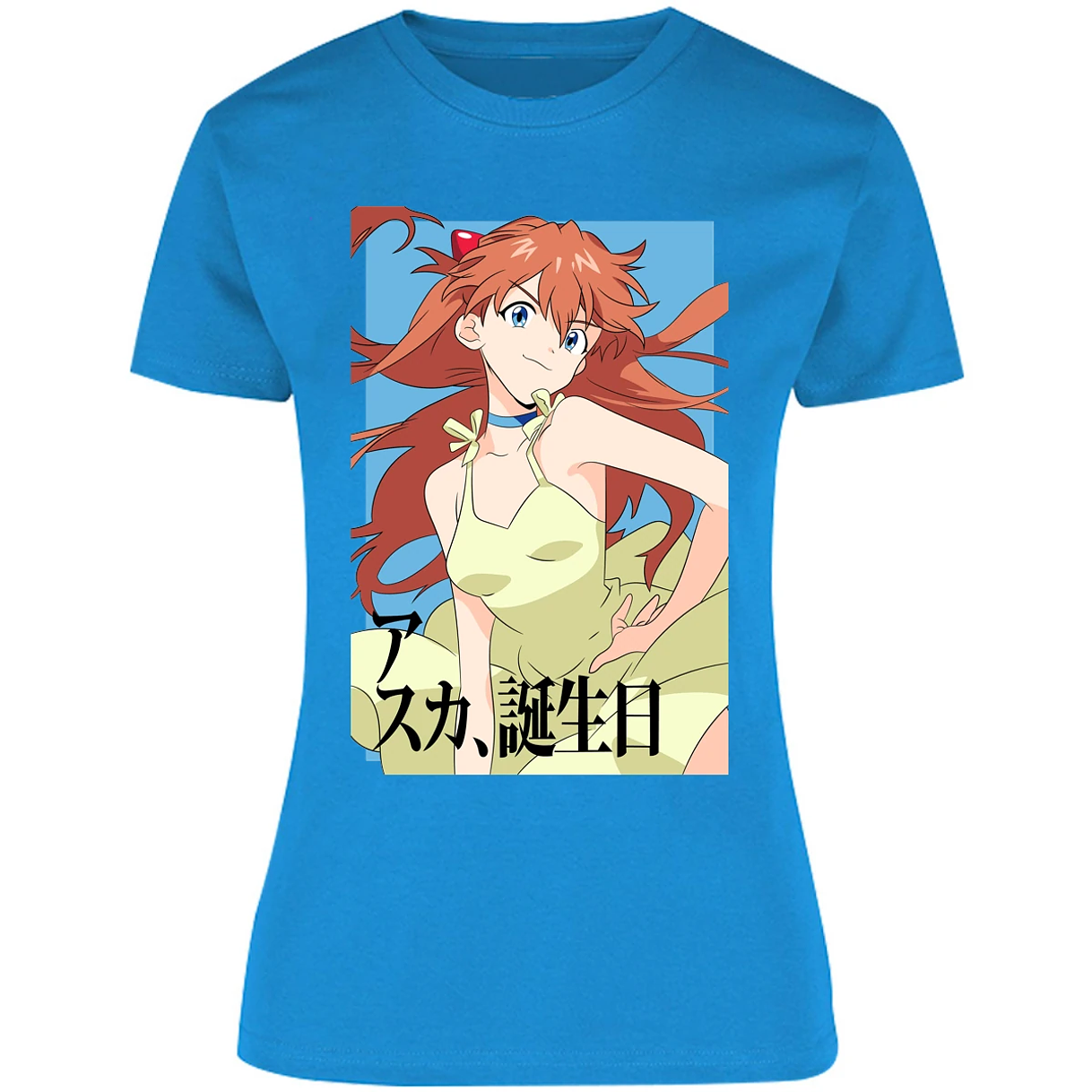 Blusa Evangelion Asuka Anime Blusa para Mujer 14