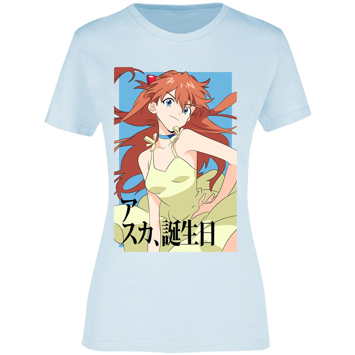 Blusa Evangelion Asuka Anime Blusa para Mujer 4