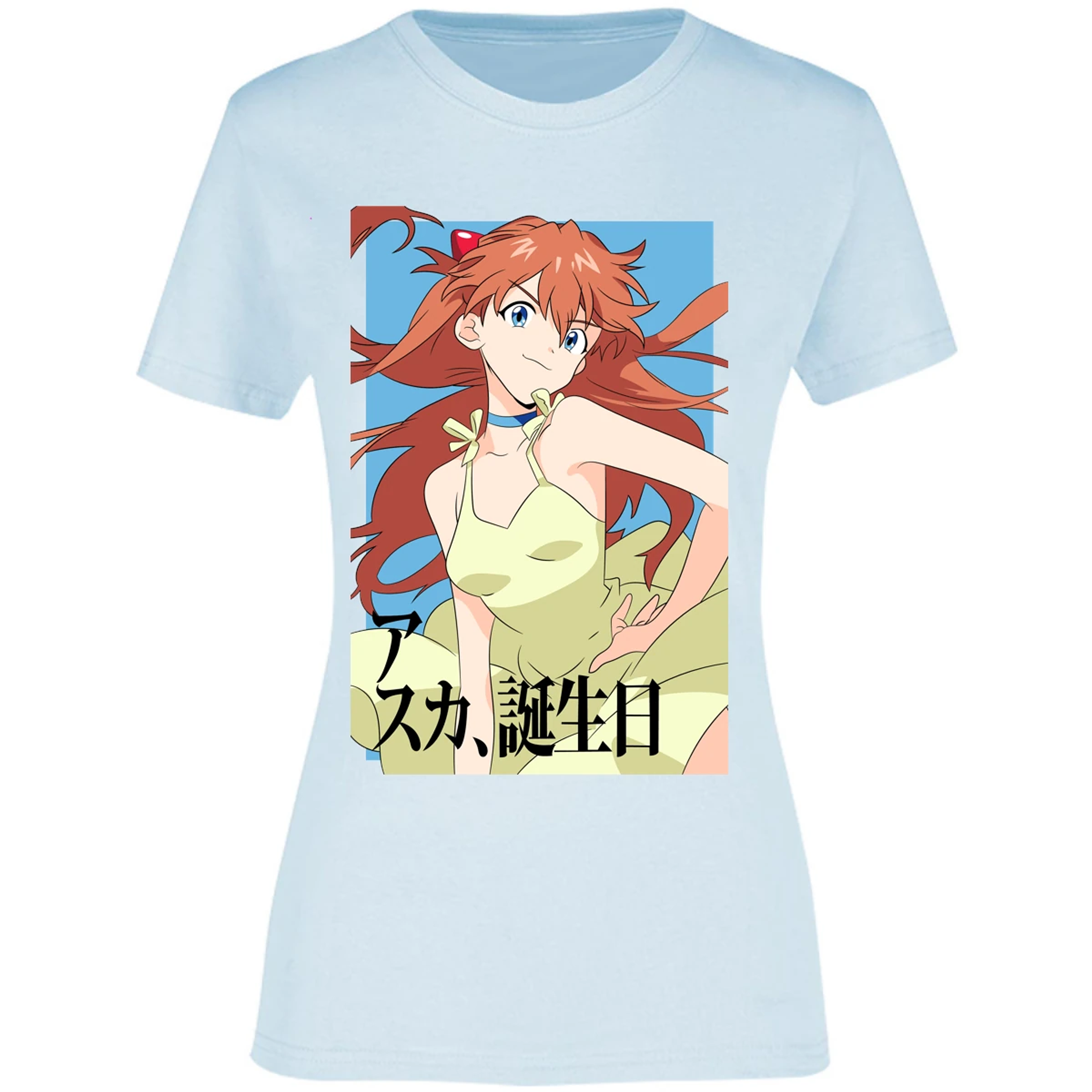 Blusa Evangelion Asuka Anime Blusa para Mujer 4