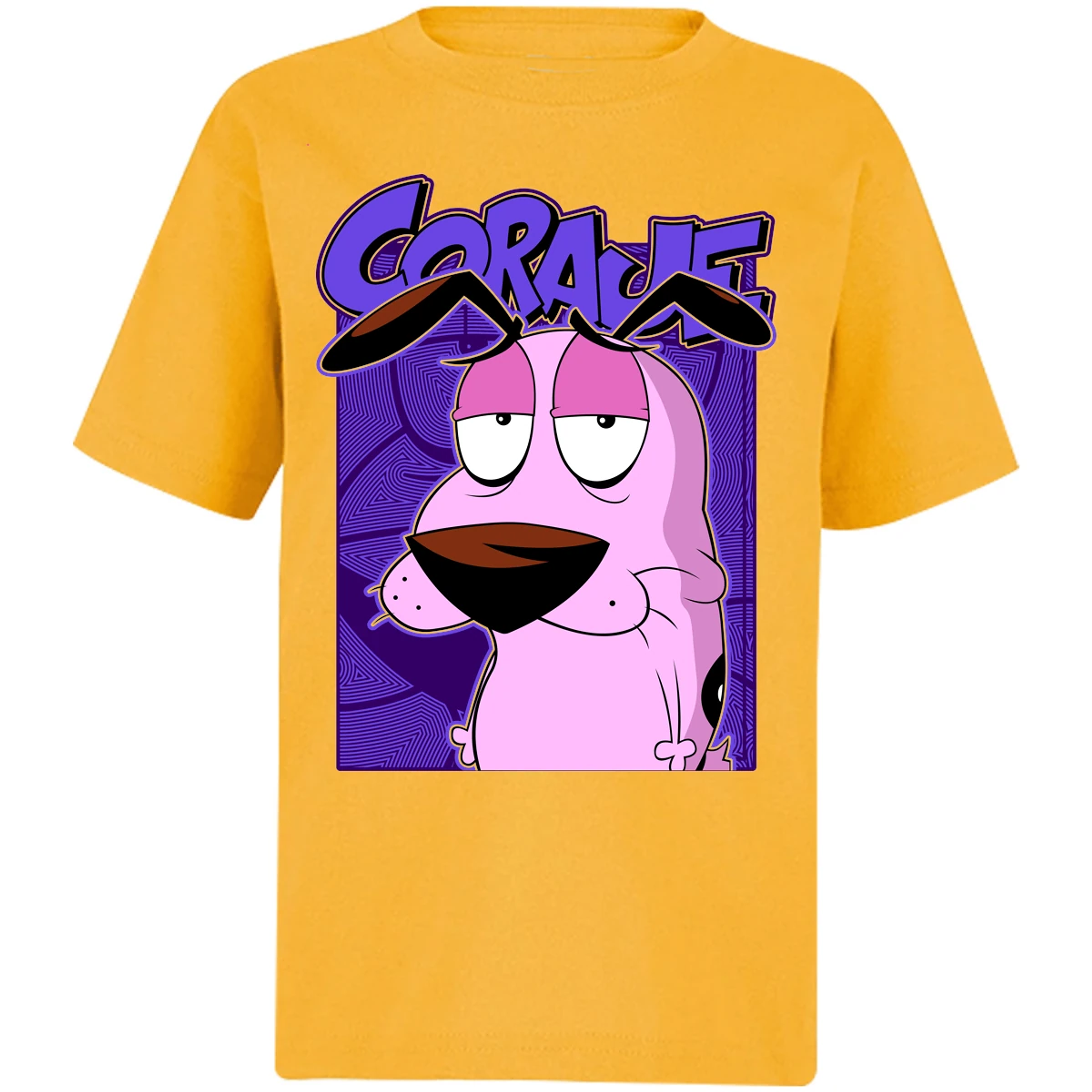 Playera Es De Series Y Peliculas Coraje para Niño 16