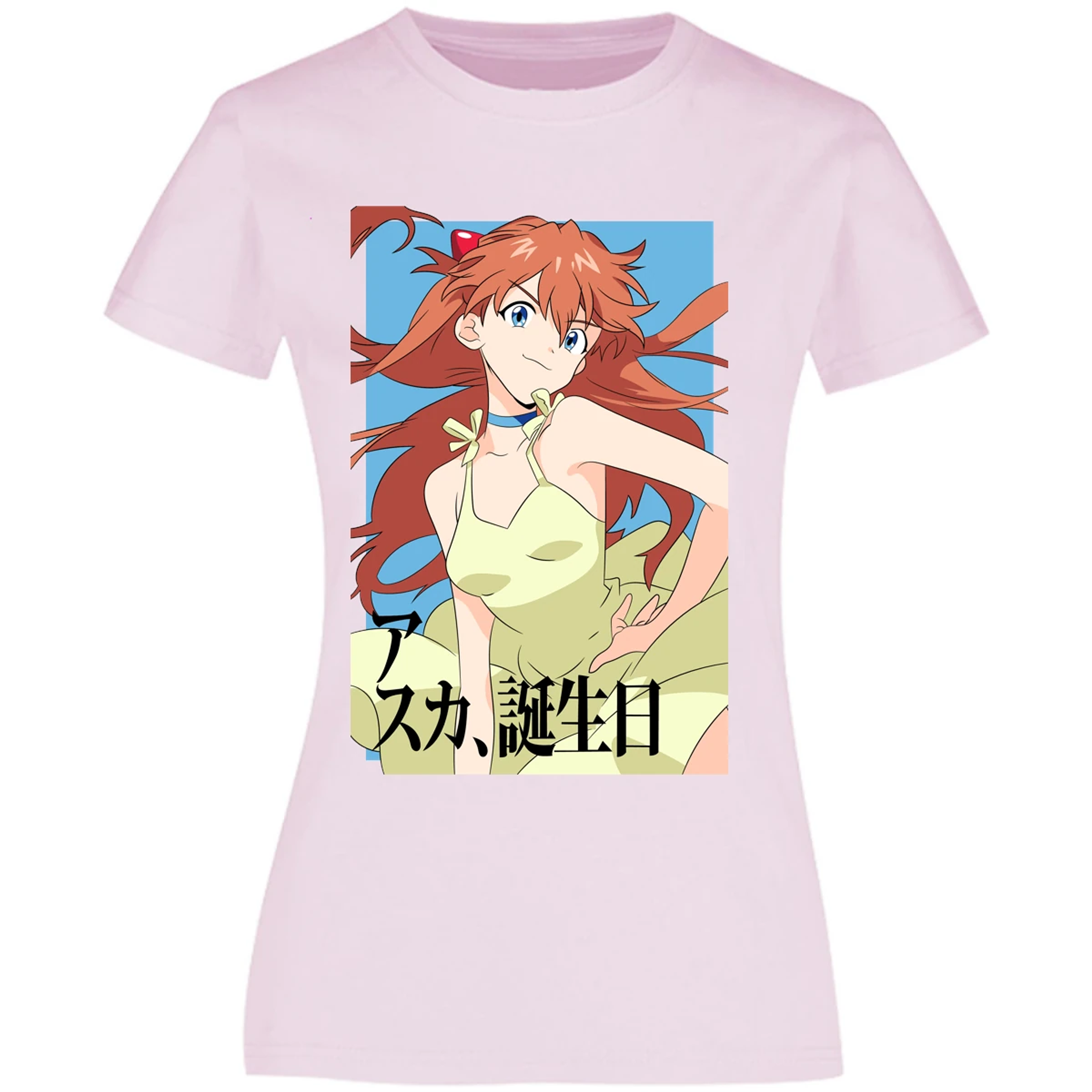 Blusa Evangelion Asuka Anime Blusa para Mujer 12