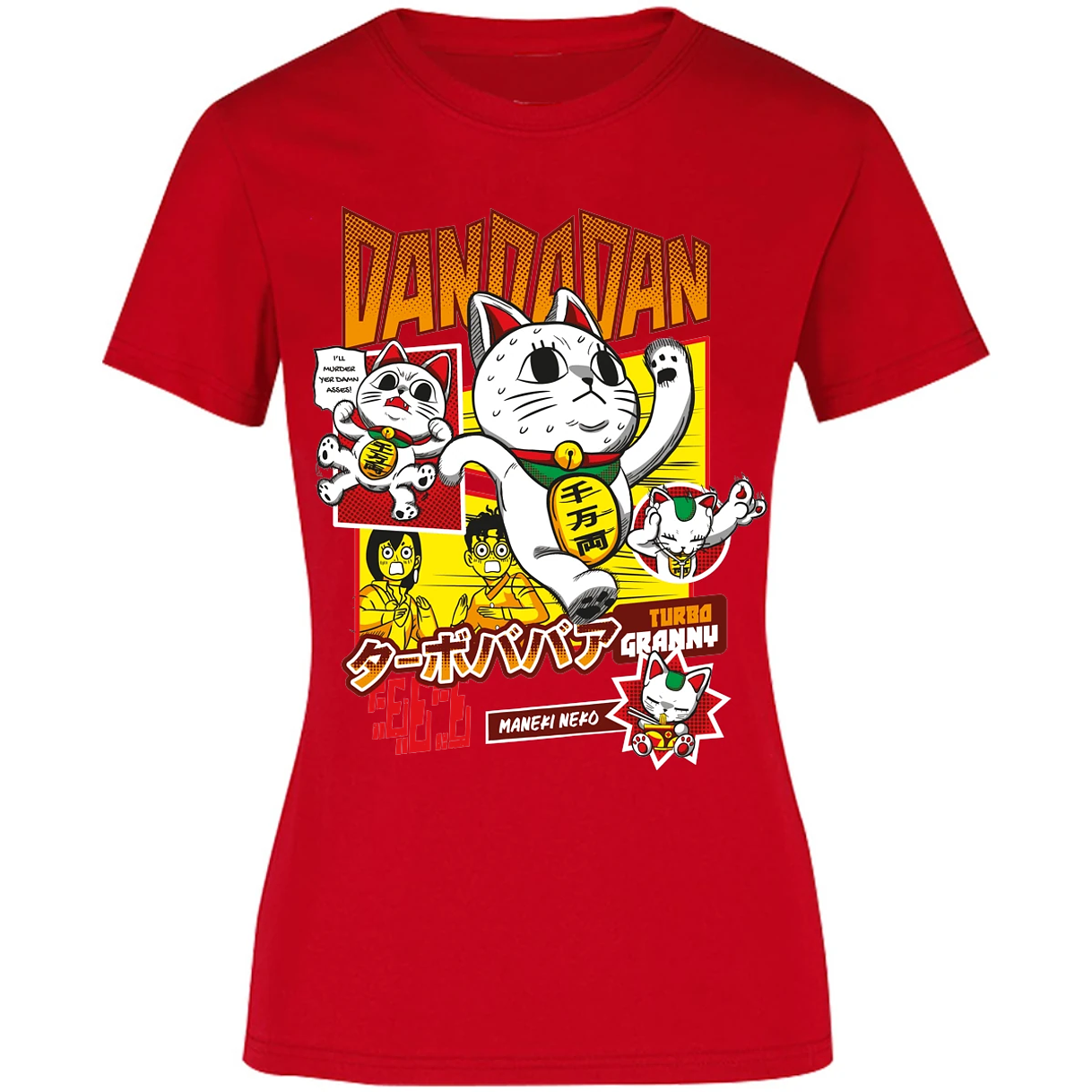 Blusa Dandadan Turbo Granny Blusa para Mujer 7