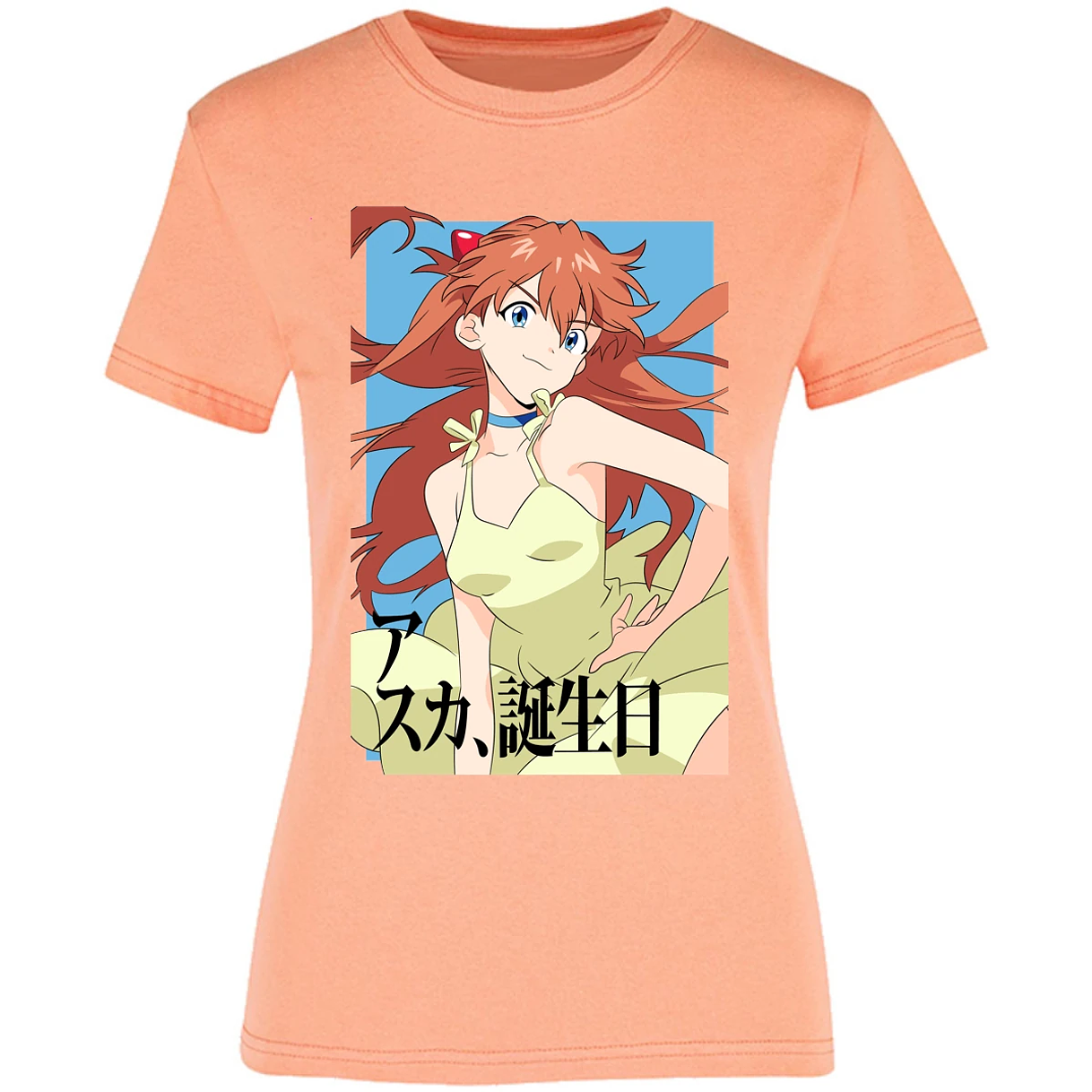 Blusa Evangelion Asuka Anime Blusa para Mujer 2