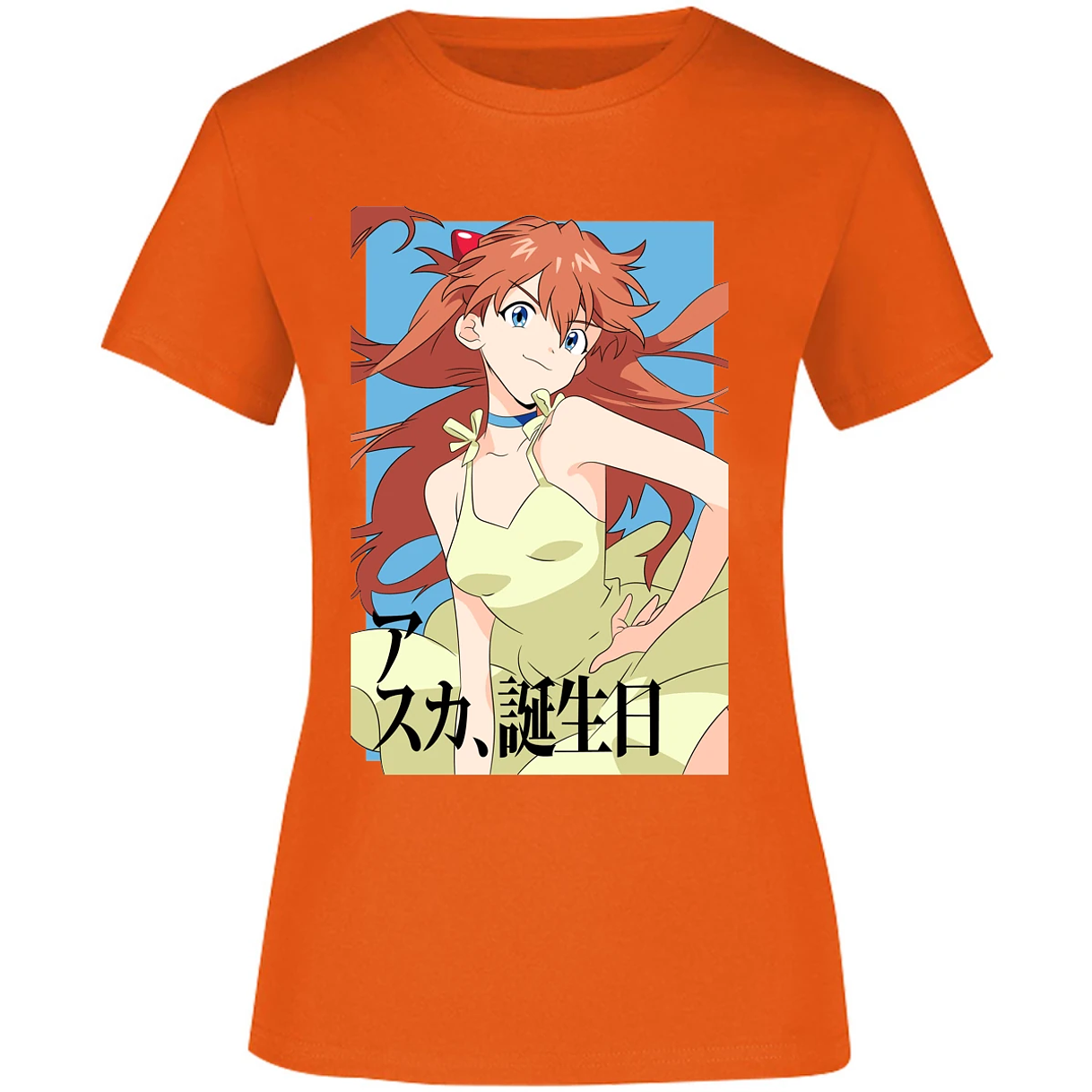 Blusa Evangelion Asuka Anime Blusa para Mujer 16