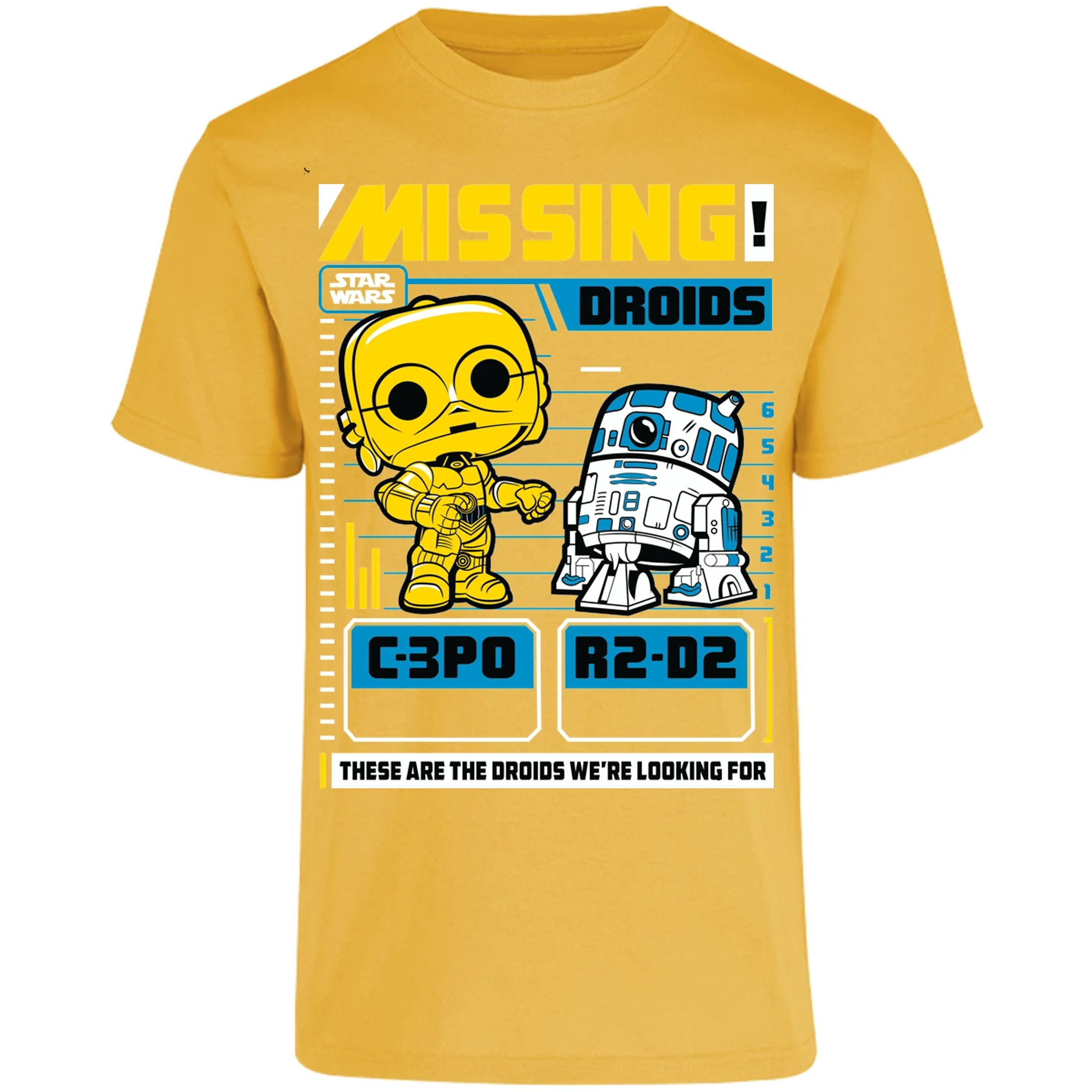 Playera Es De Series Y Peliculas Funko Missing Droids para Adulto 12
