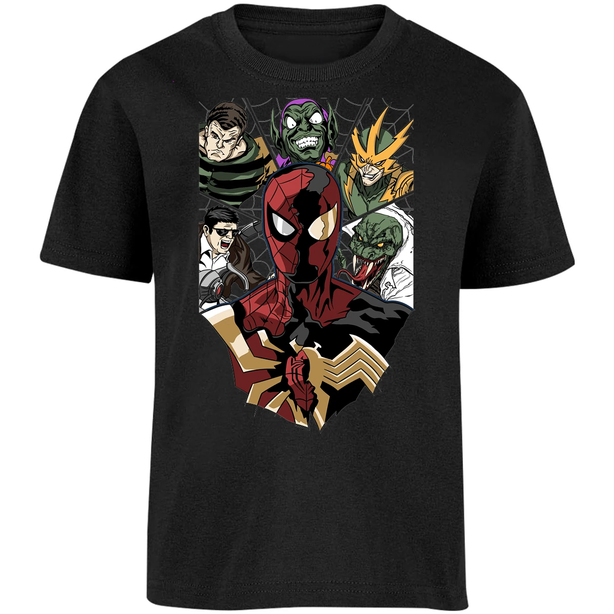 Playera Es De Series Y Peliculas Spiderman Vs Villanos para Niño 12