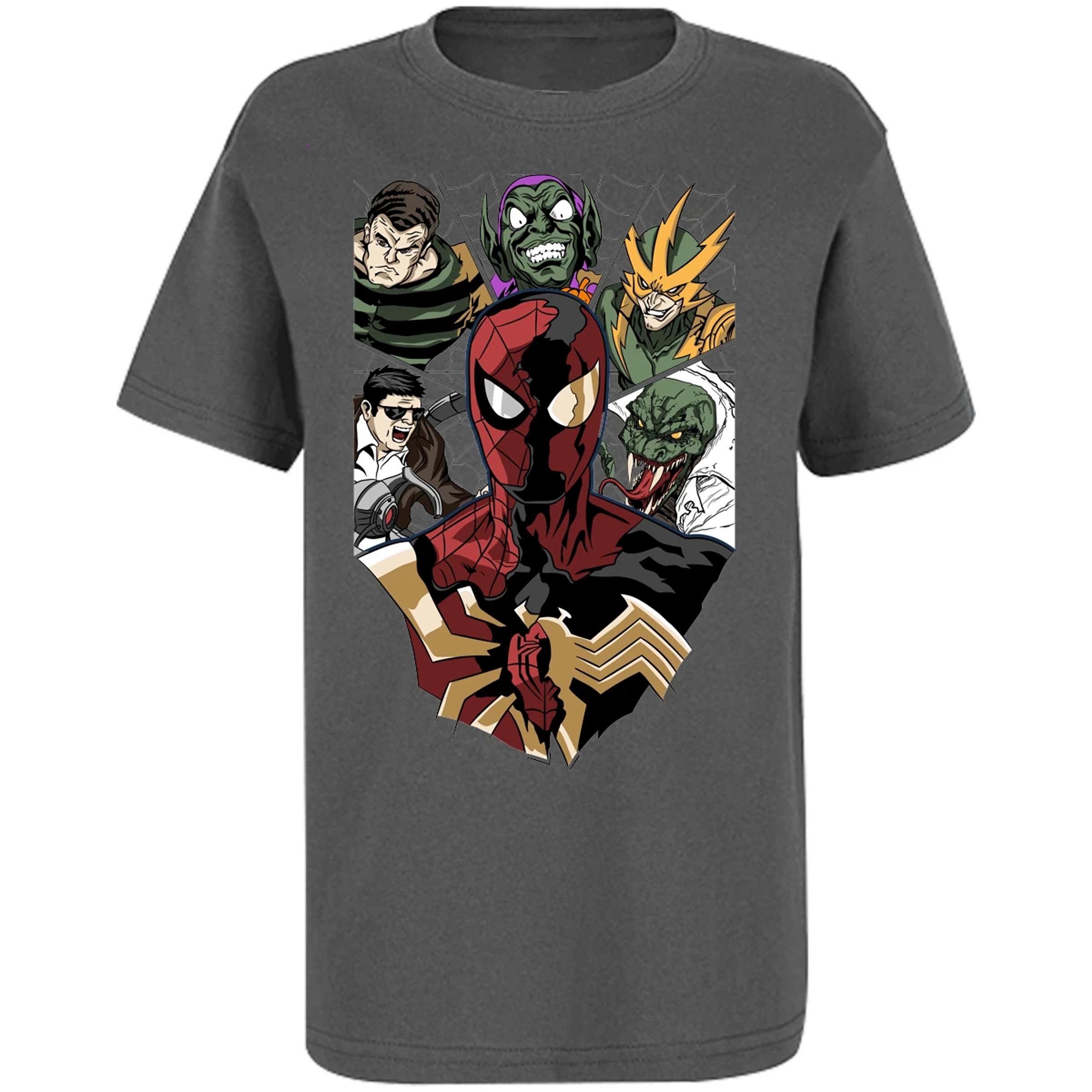 Playera Es De Series Y Peliculas Spiderman Vs Villanos para Niño 7