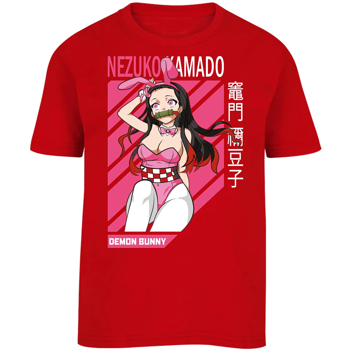 Playera Demon Slayer Nezuko Waifu Anime para Niño 10