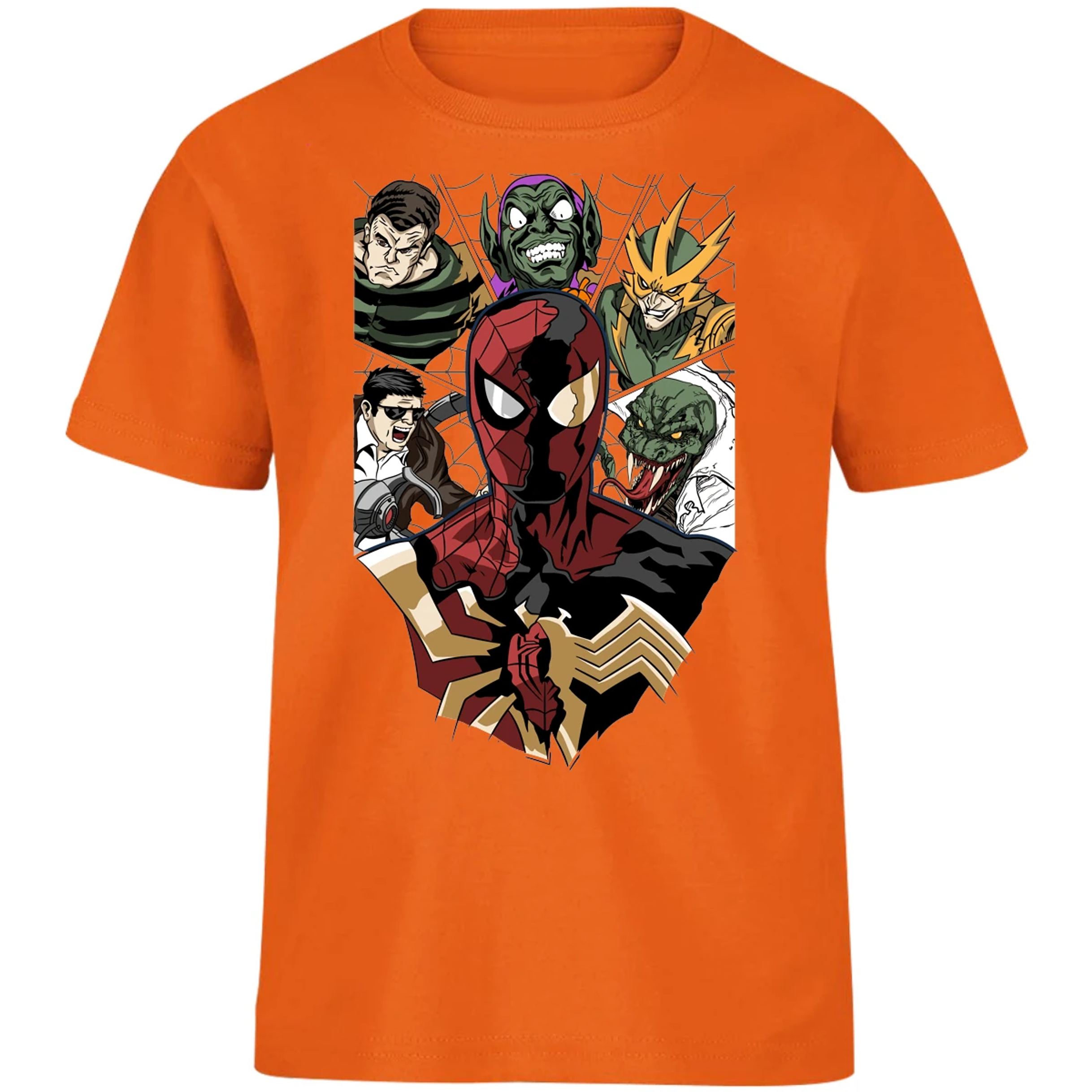 Playera Es De Series Y Peliculas Spiderman Vs Villanos para Niño 9