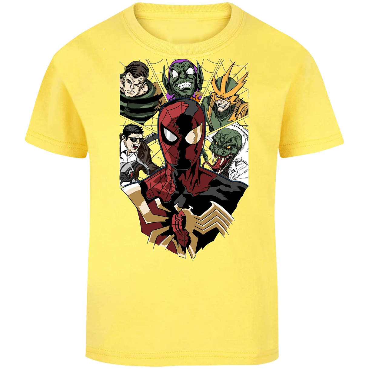 Playera Es De Series Y Peliculas Spiderman Vs Villanos para Niño 6