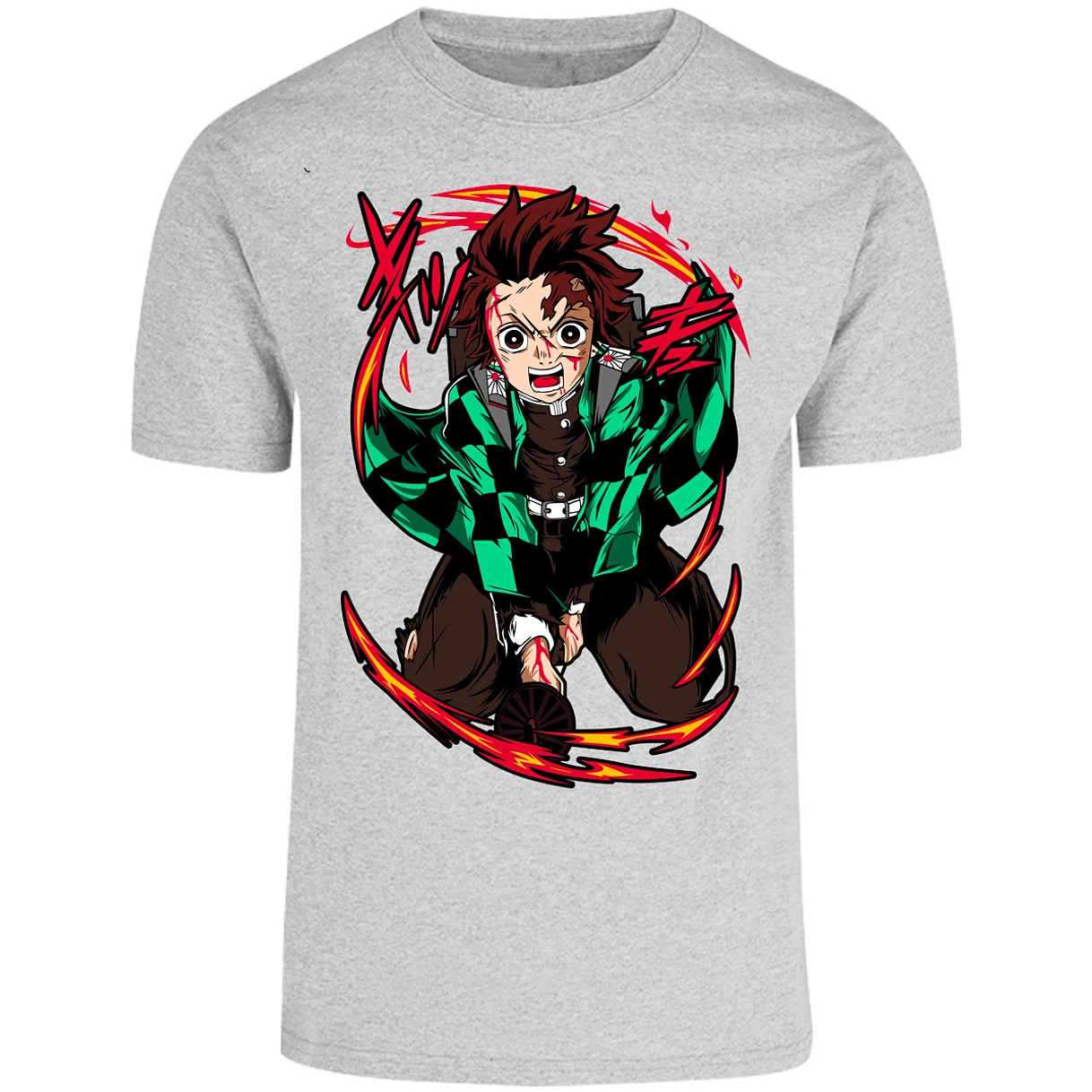 Playera Demon Slayer Tanjiro Anime para Adulto 18