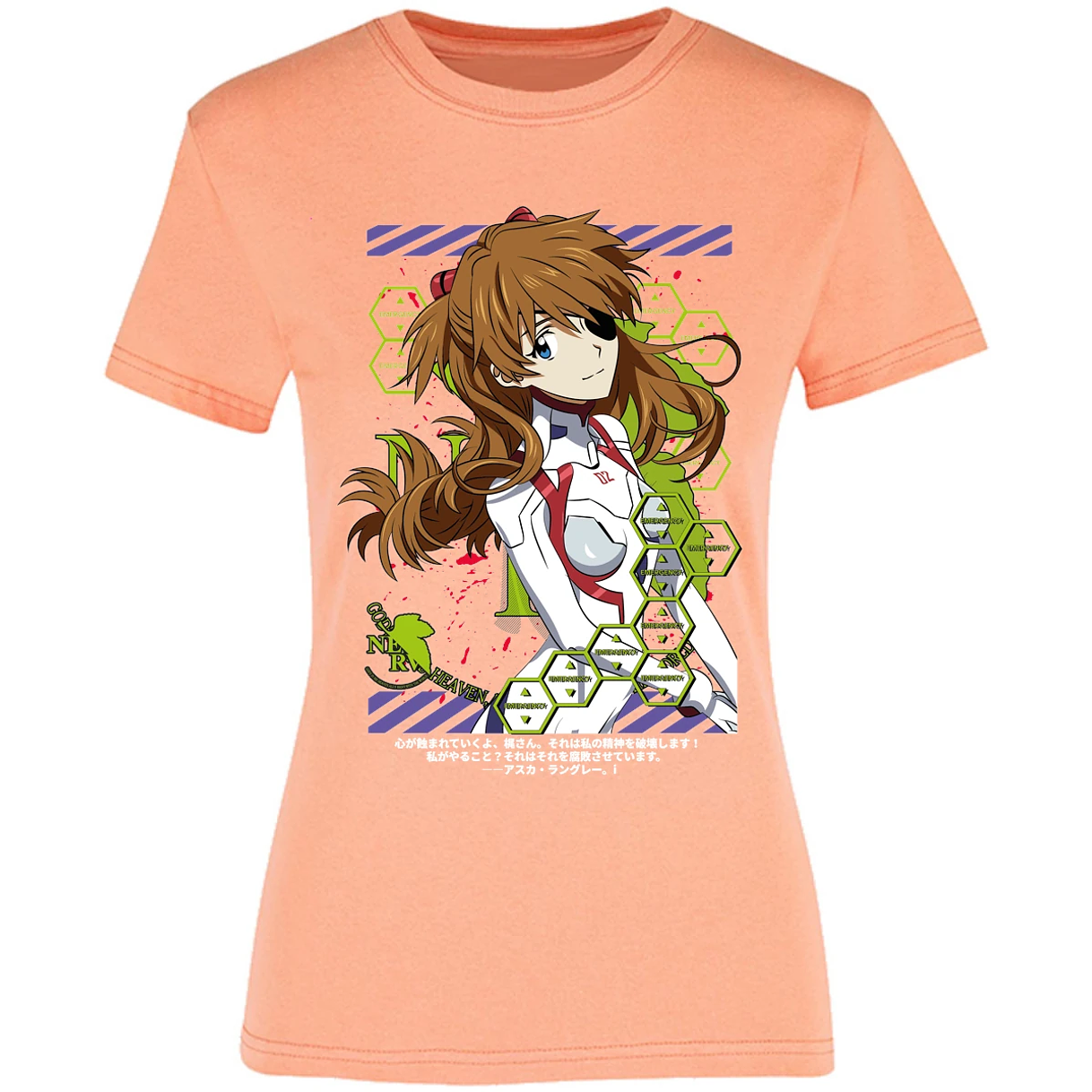 Blusa Evangelion Asuka Evangelion Blusa para Mujer 1