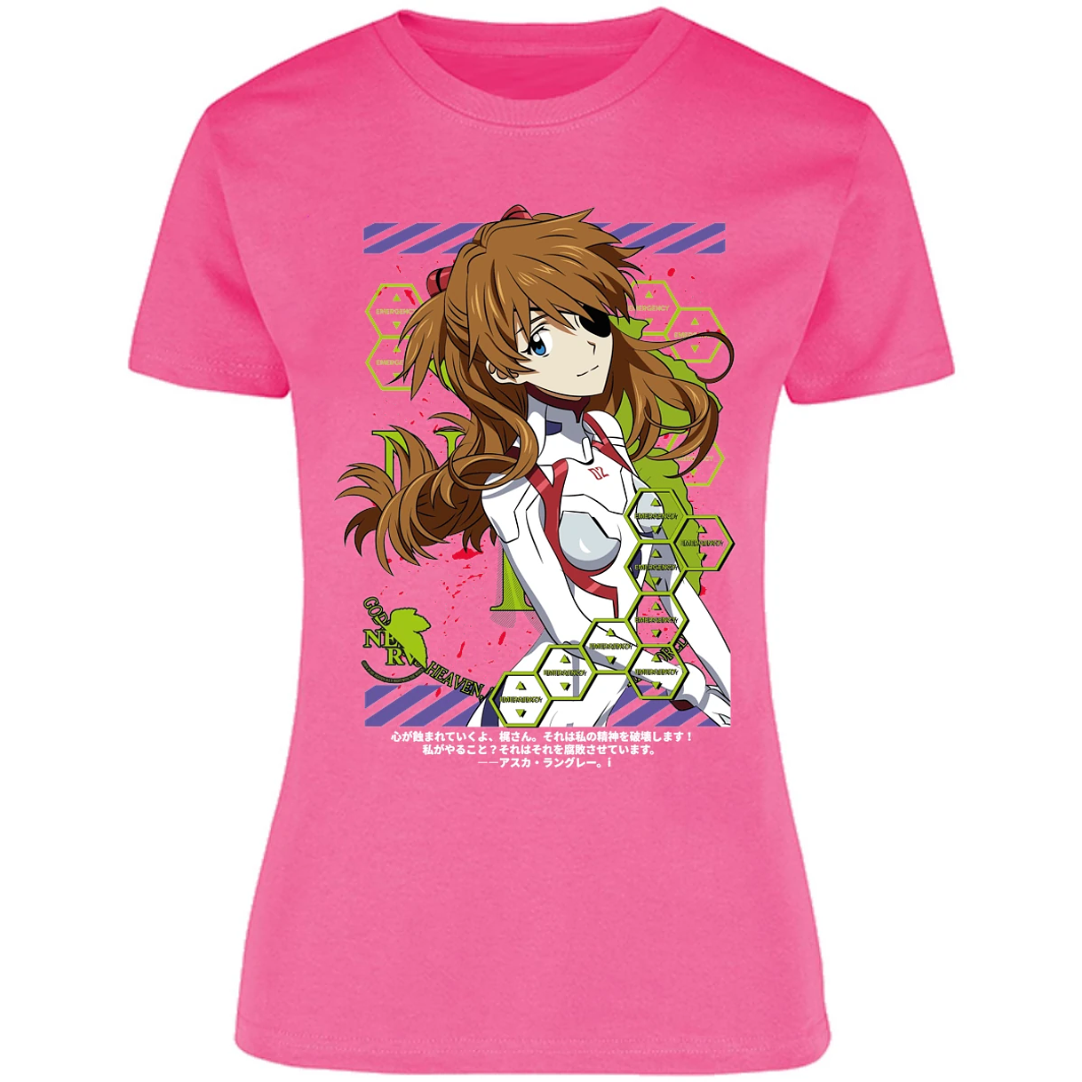 Blusa Evangelion Asuka Evangelion Blusa para Mujer 2