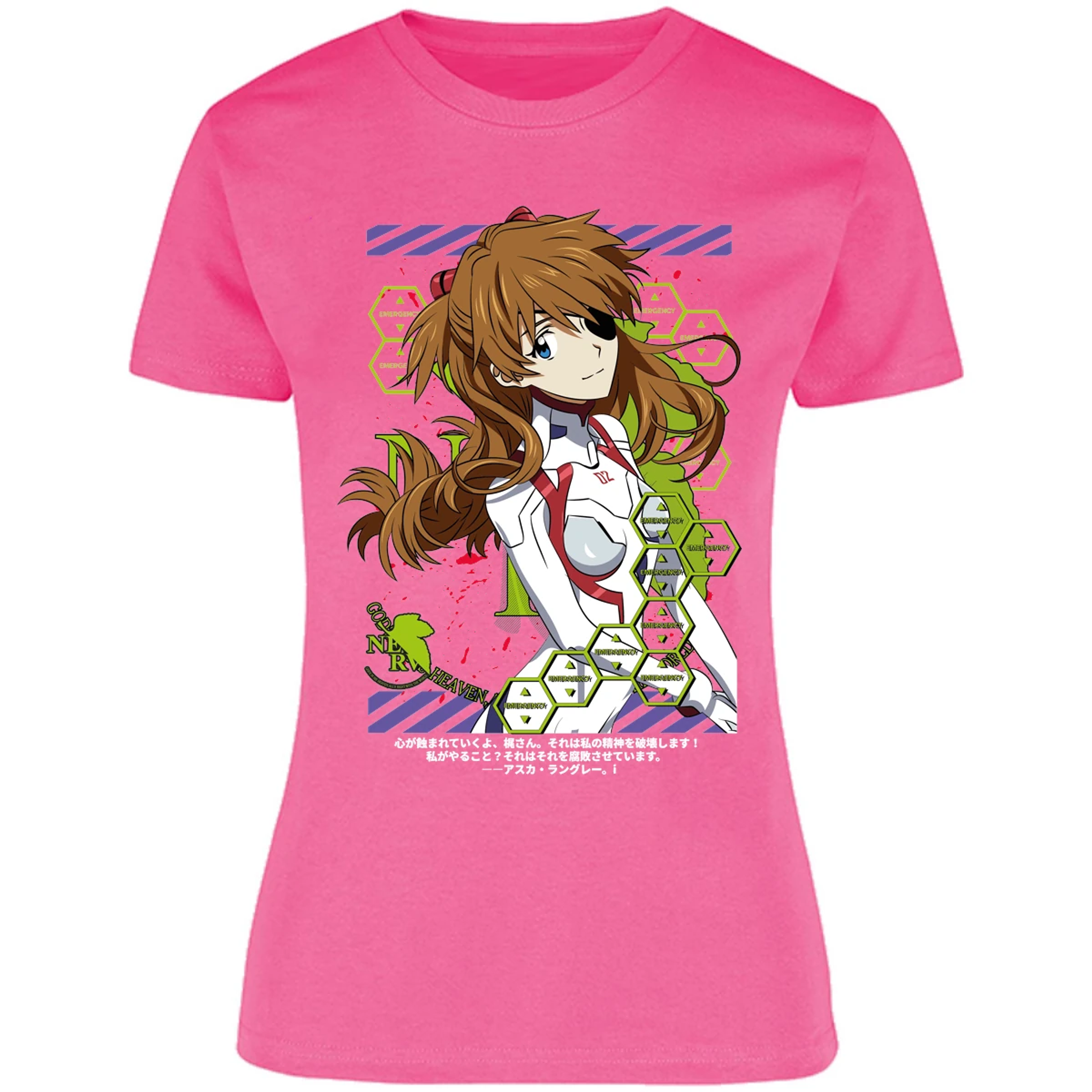 Blusa Evangelion Asuka Evangelion Blusa para Mujer 2