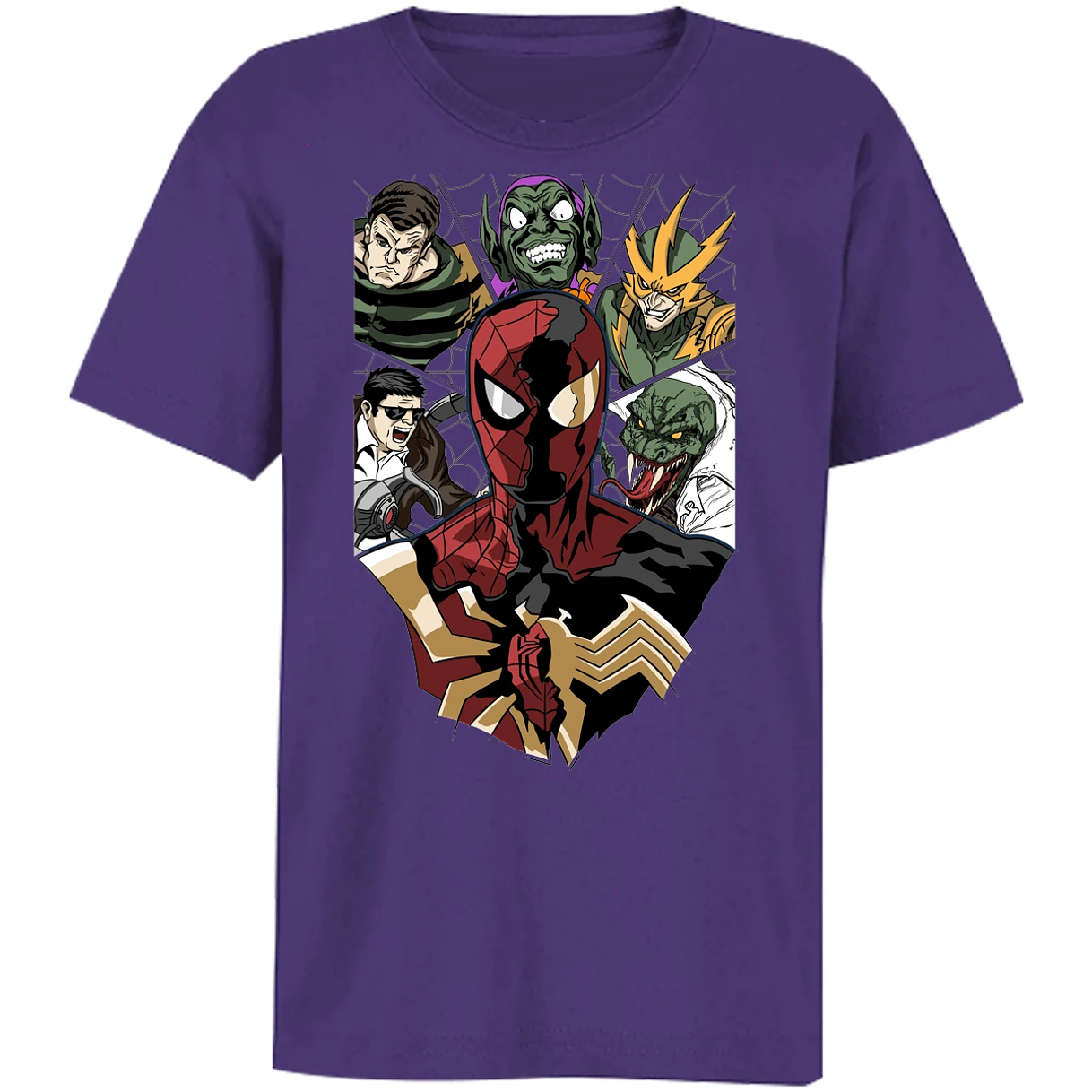 Playera Es De Series Y Peliculas Spiderman Vs Villanos para Niño 5