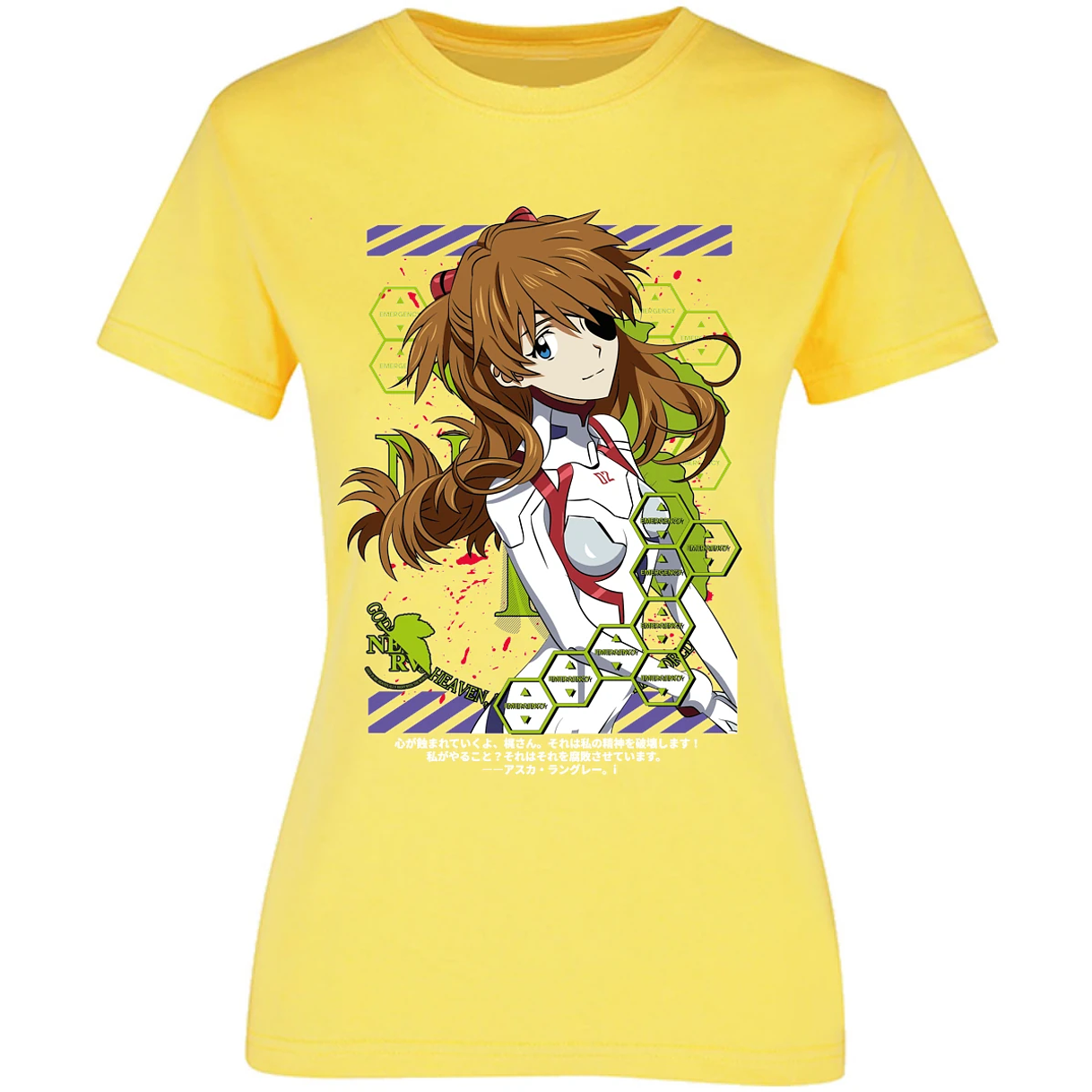 Blusa Evangelion Asuka Evangelion Blusa para Mujer 8