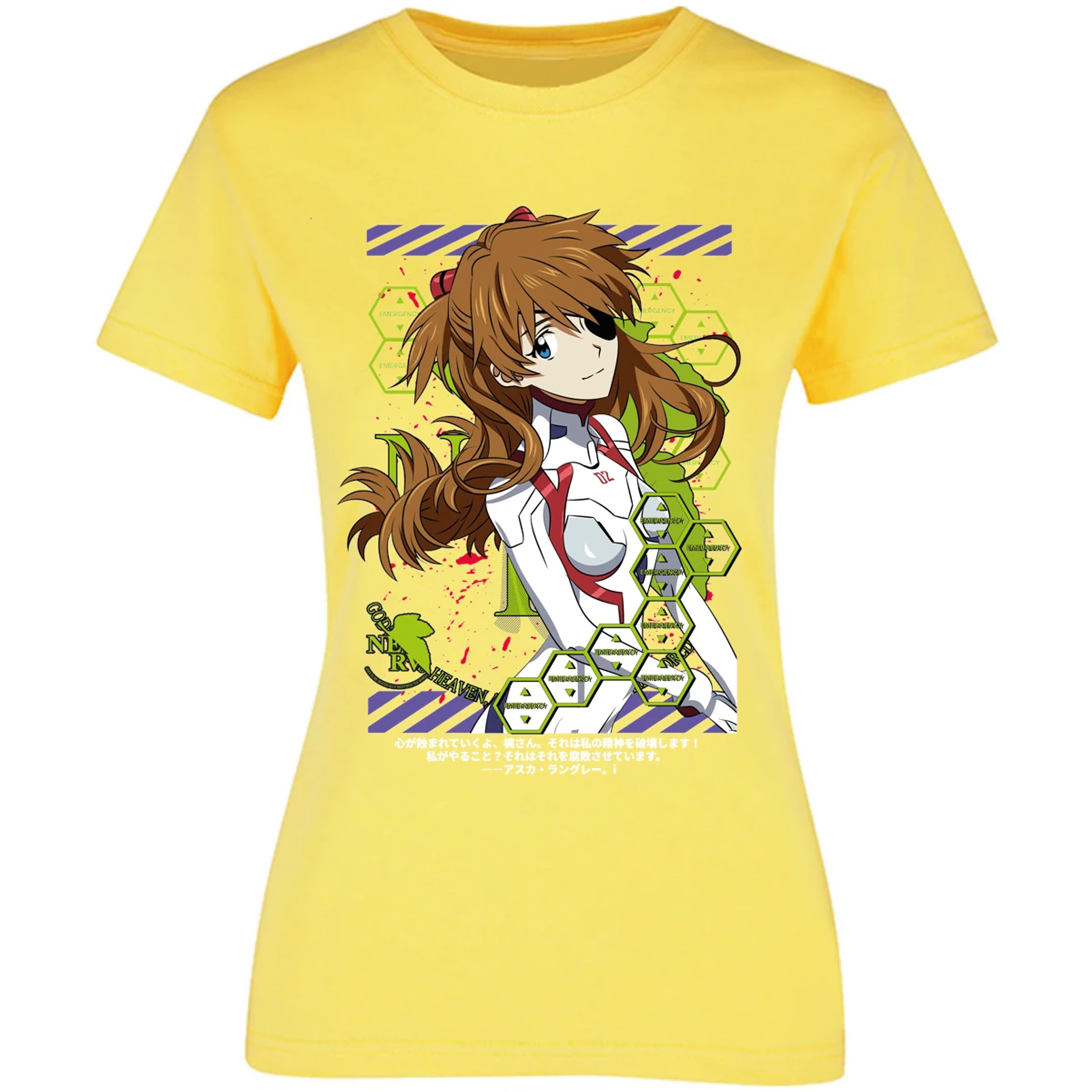Blusa Evangelion Asuka Evangelion Blusa para Mujer 8