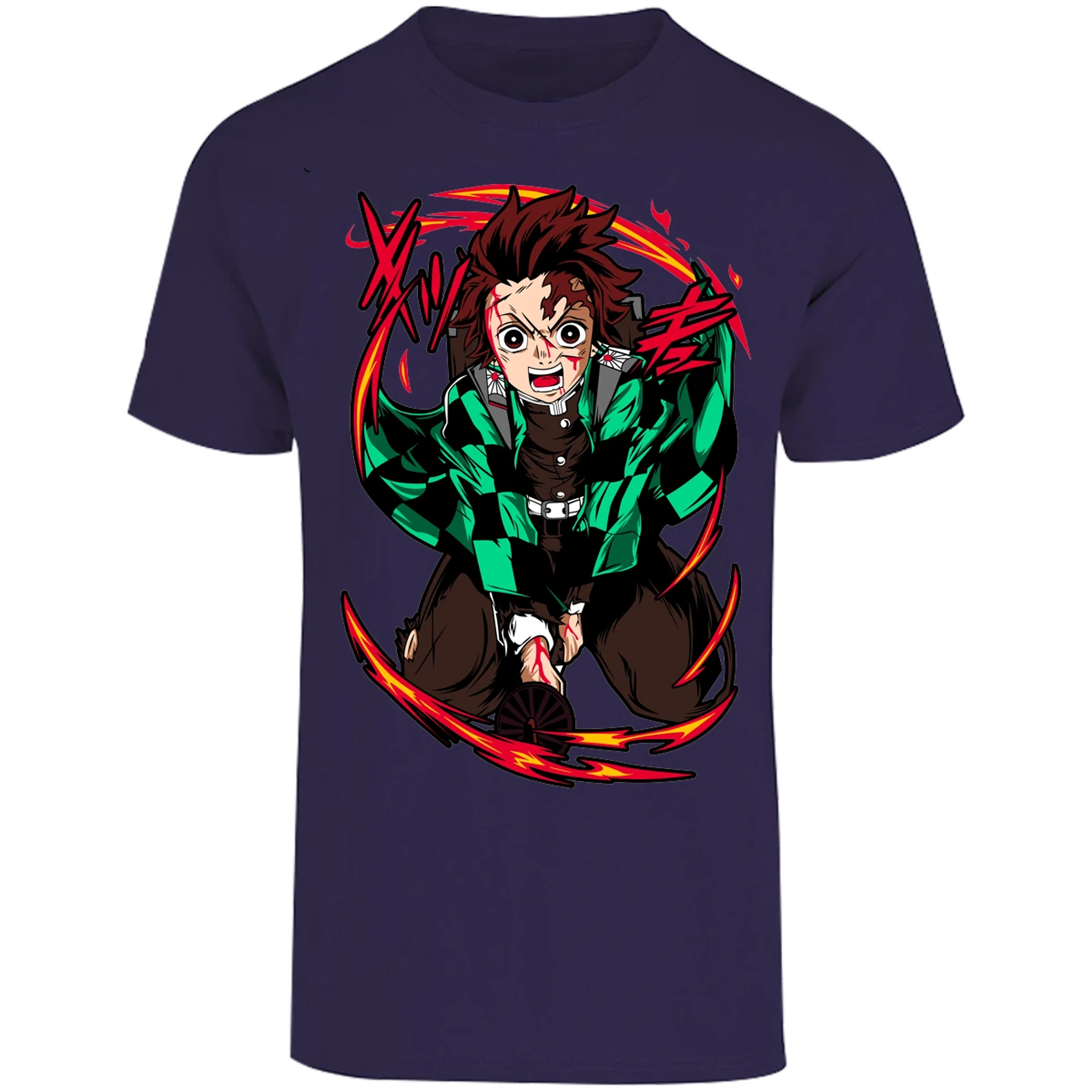 Playera Demon Slayer Tanjiro Anime para Adulto 15
