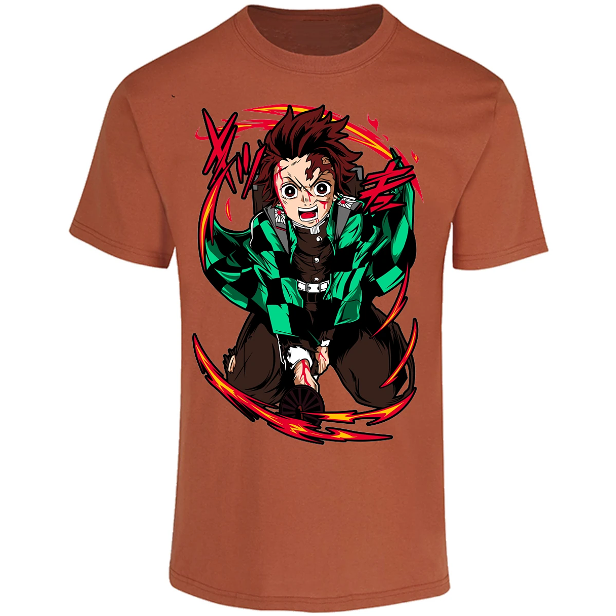 Playera Demon Slayer Tanjiro Anime para Adulto 2