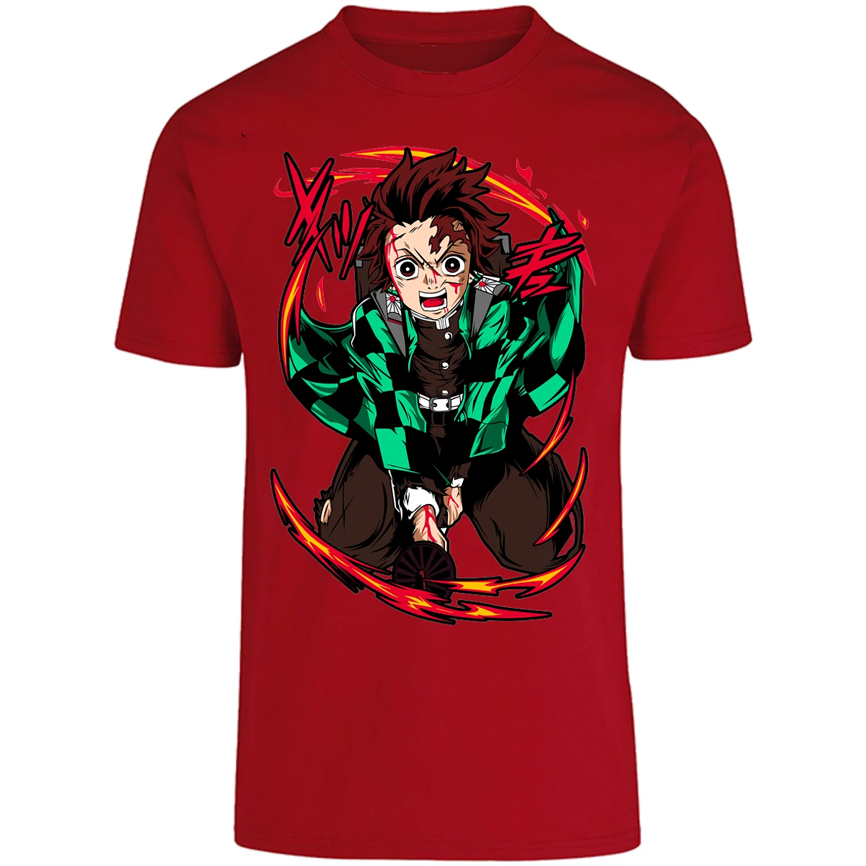 Playera Demon Slayer Tanjiro Anime para Adulto 1