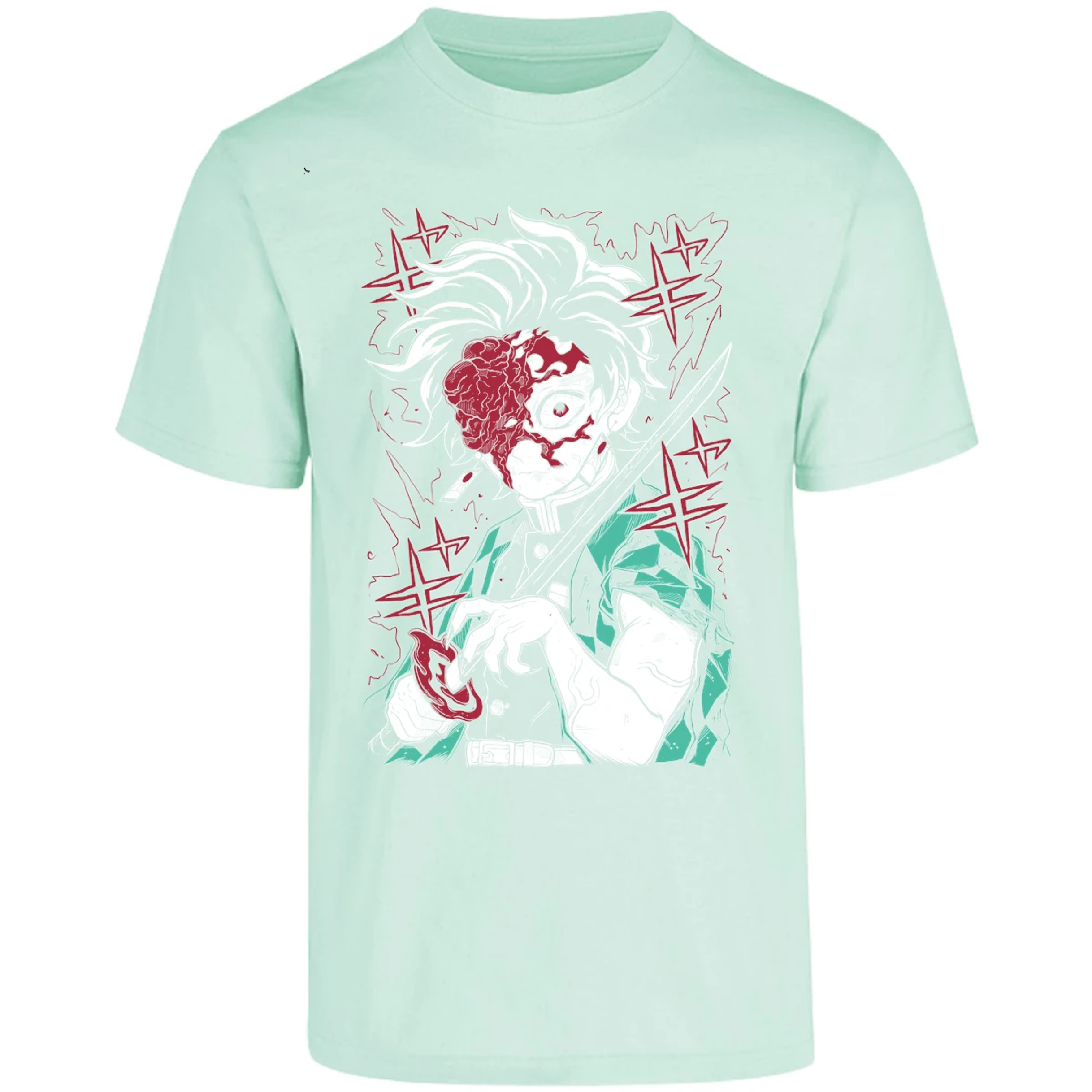 Playera Demon Slayer Tanjiro Demon para Adulto 7