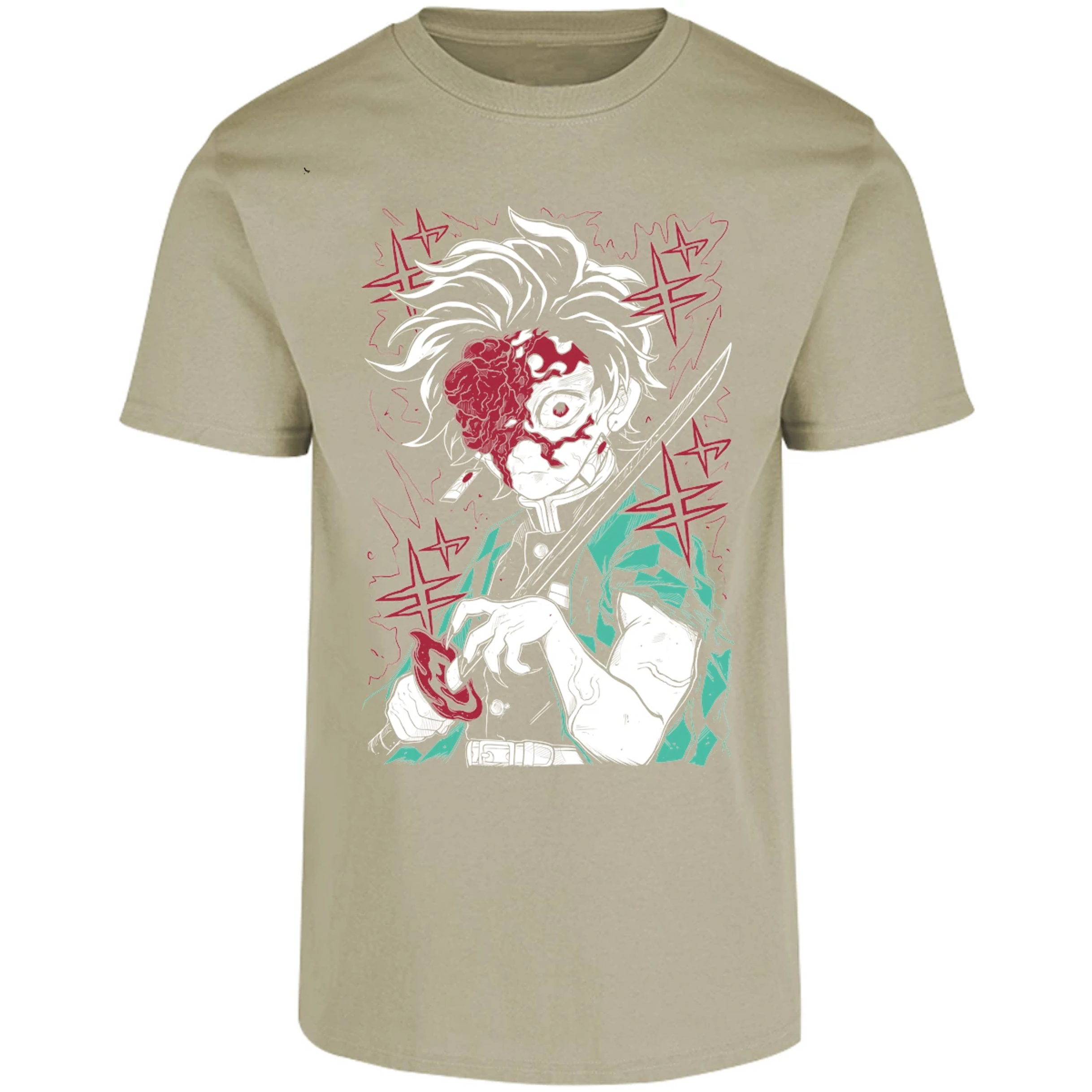 Playera Demon Slayer Tanjiro Demon para Adulto 28