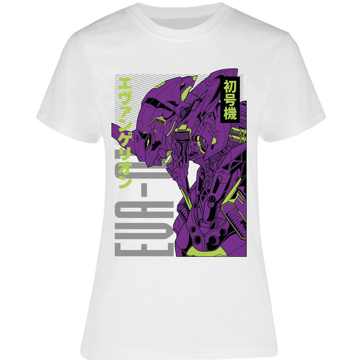 Blusa Evangelion Eva 01 Anime Blusa para Mujer 10