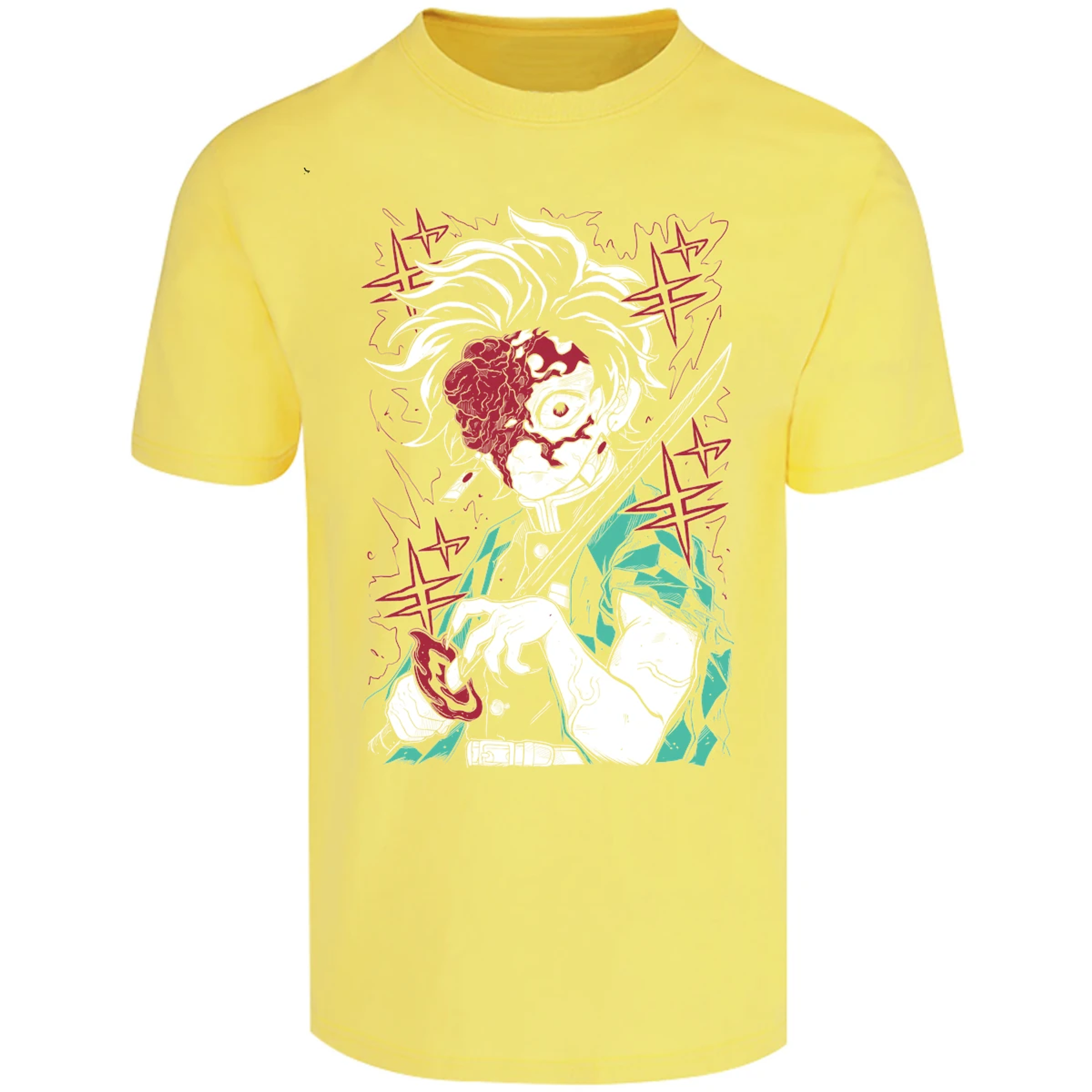 Playera Demon Slayer Tanjiro Demon para Adulto 8