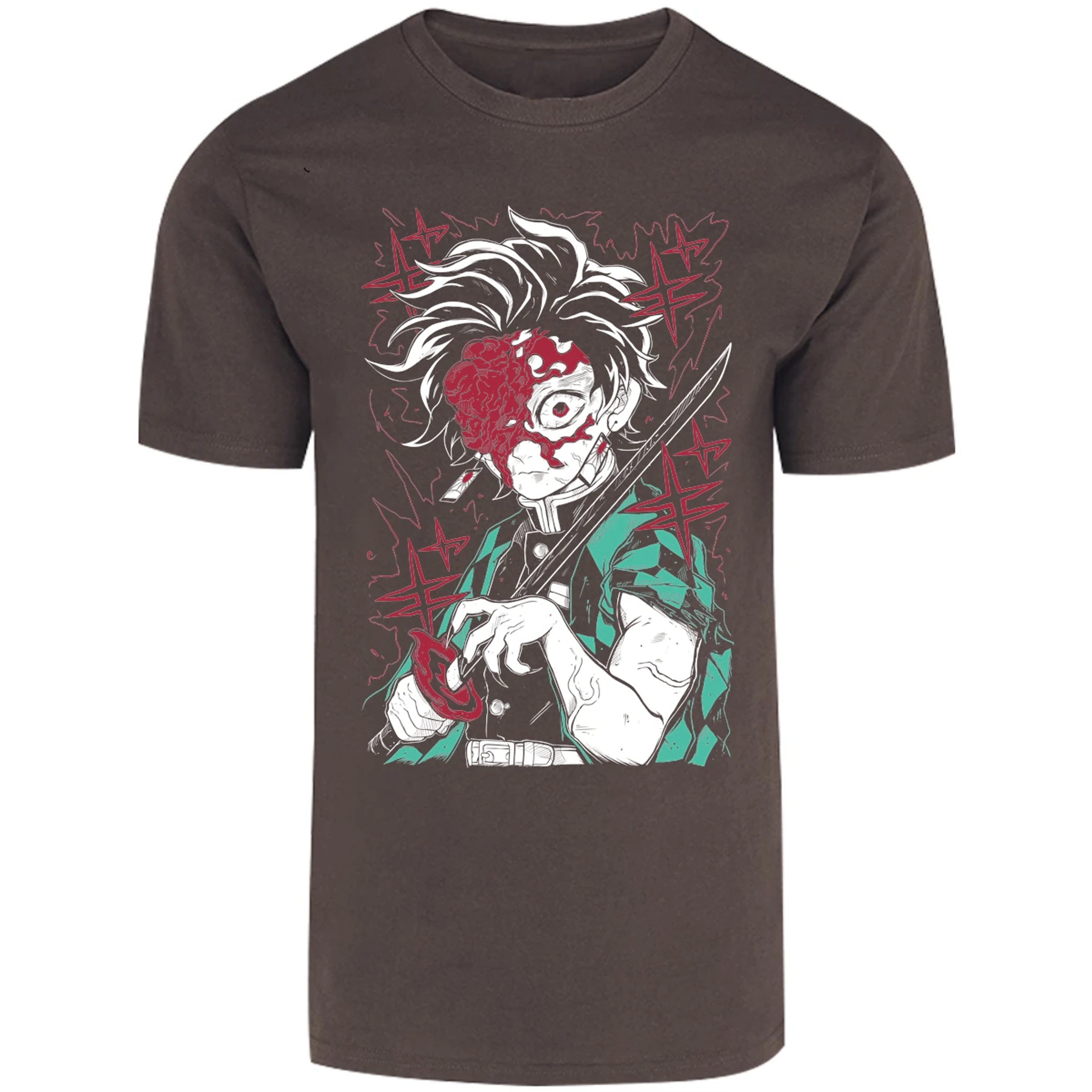 Playera Demon Slayer Tanjiro Demon para Adulto 11