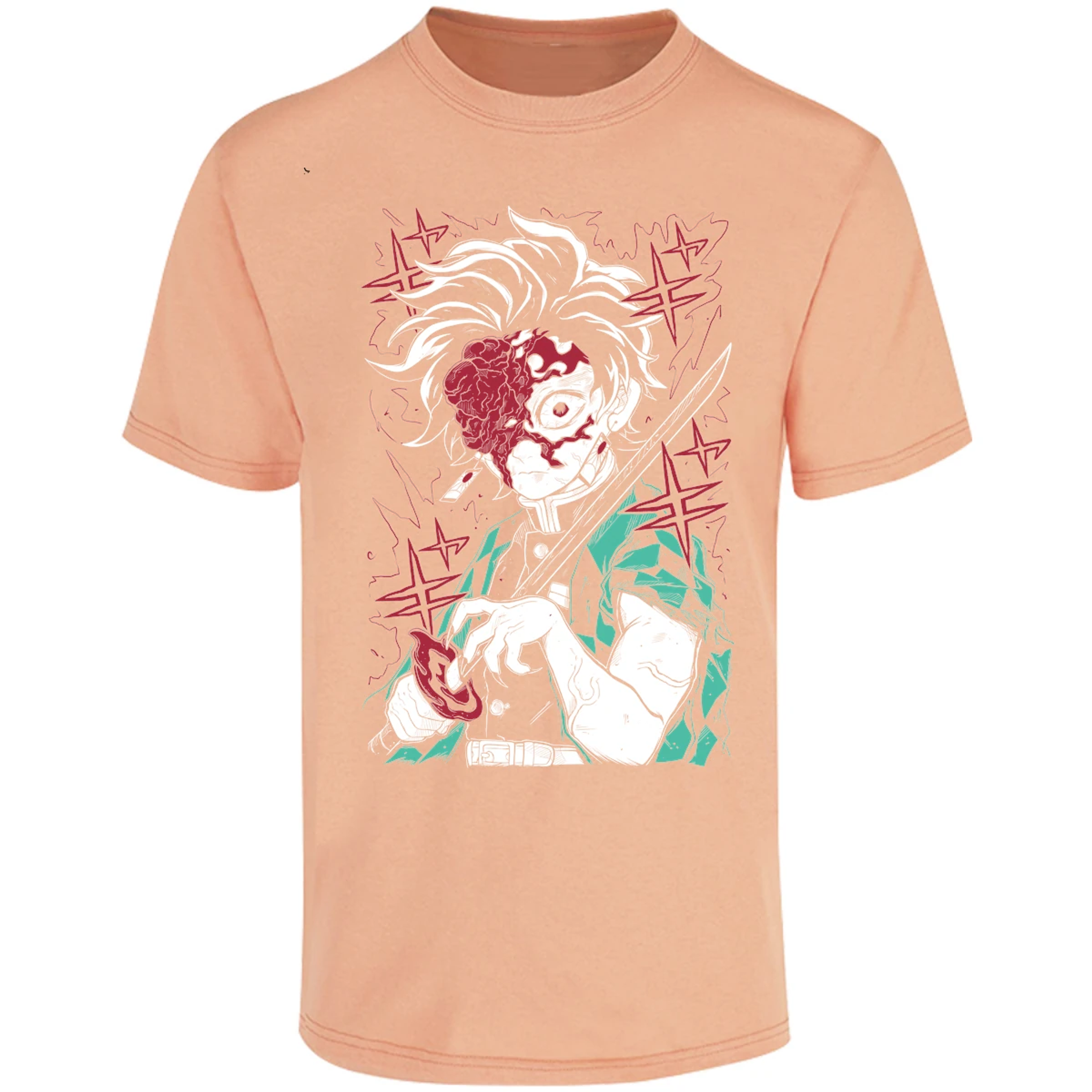 Playera Demon Slayer Tanjiro Demon para Adulto 2