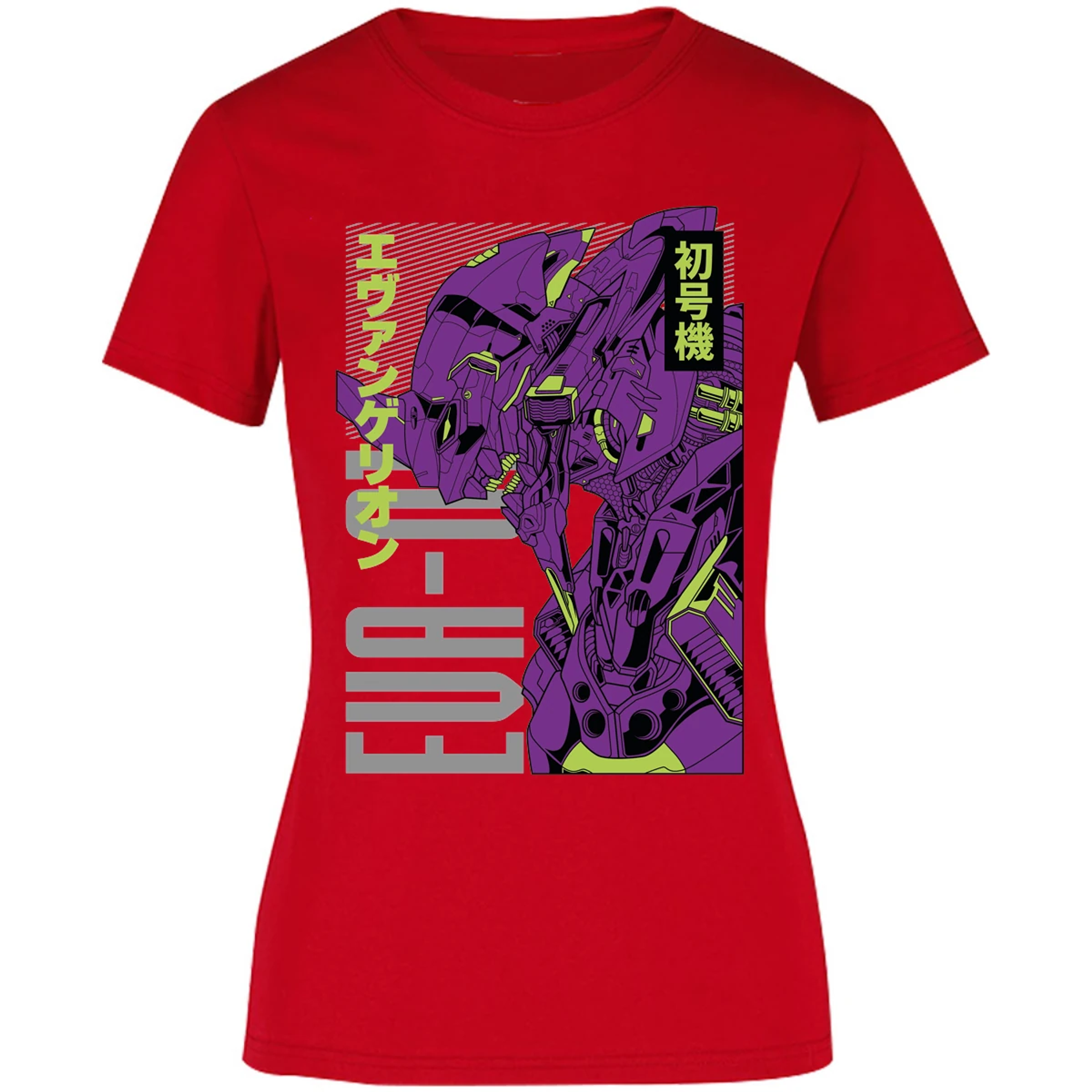 Blusa Evangelion Eva 01 Anime Blusa para Mujer 3