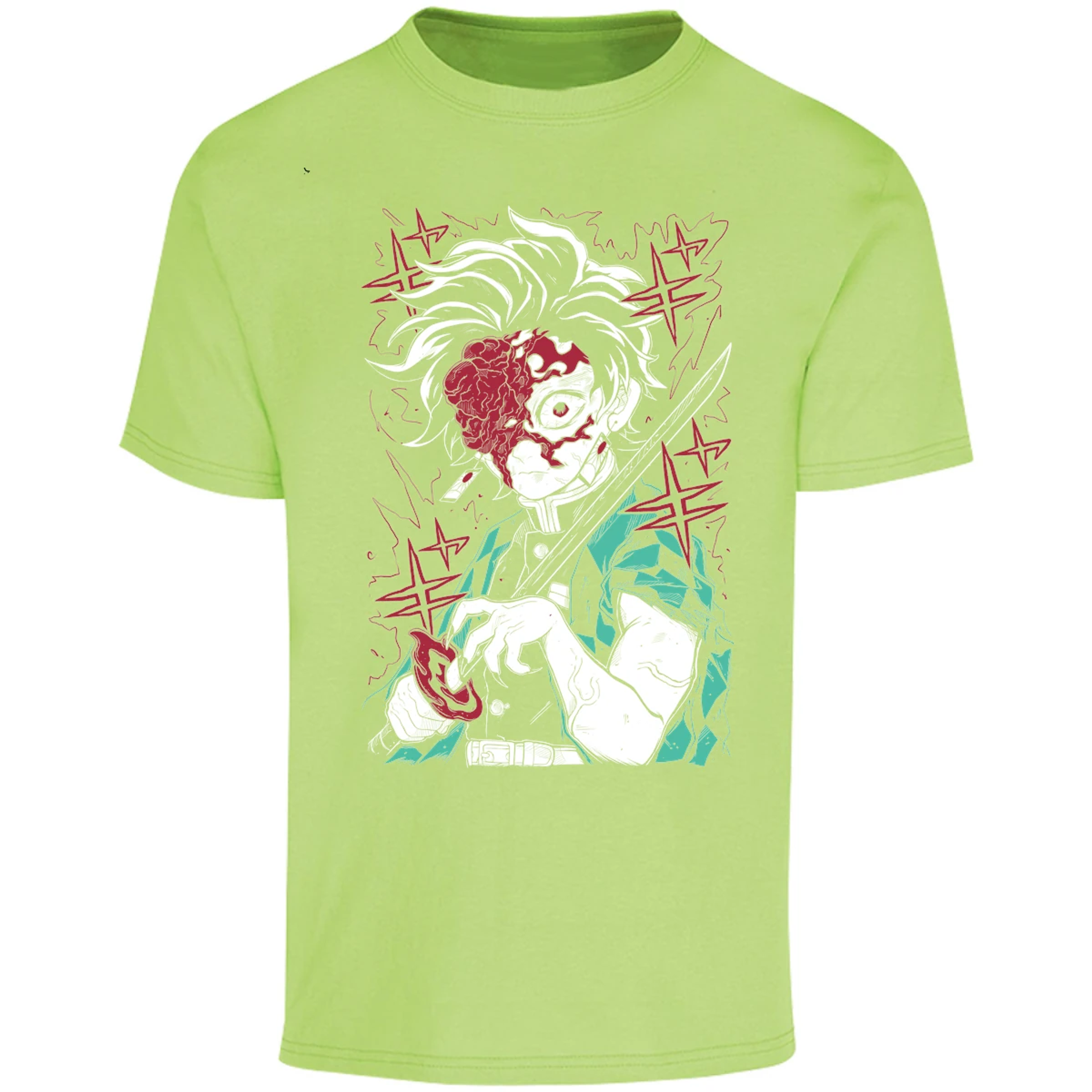 Playera Demon Slayer Tanjiro Demon para Adulto 6