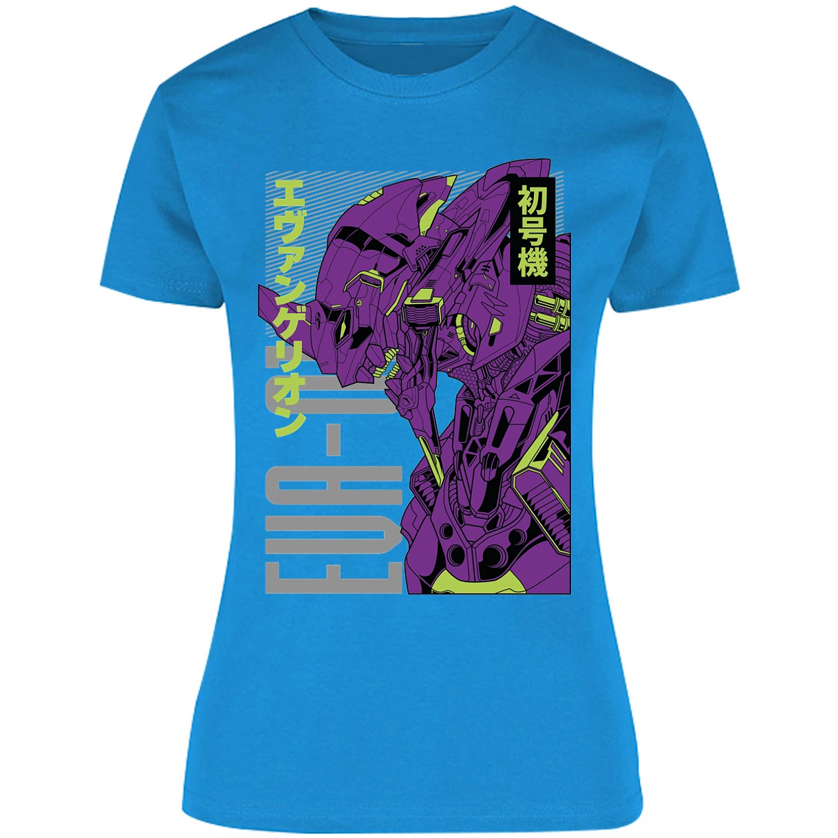 Blusa Evangelion Eva 01 Anime Blusa para Mujer 13