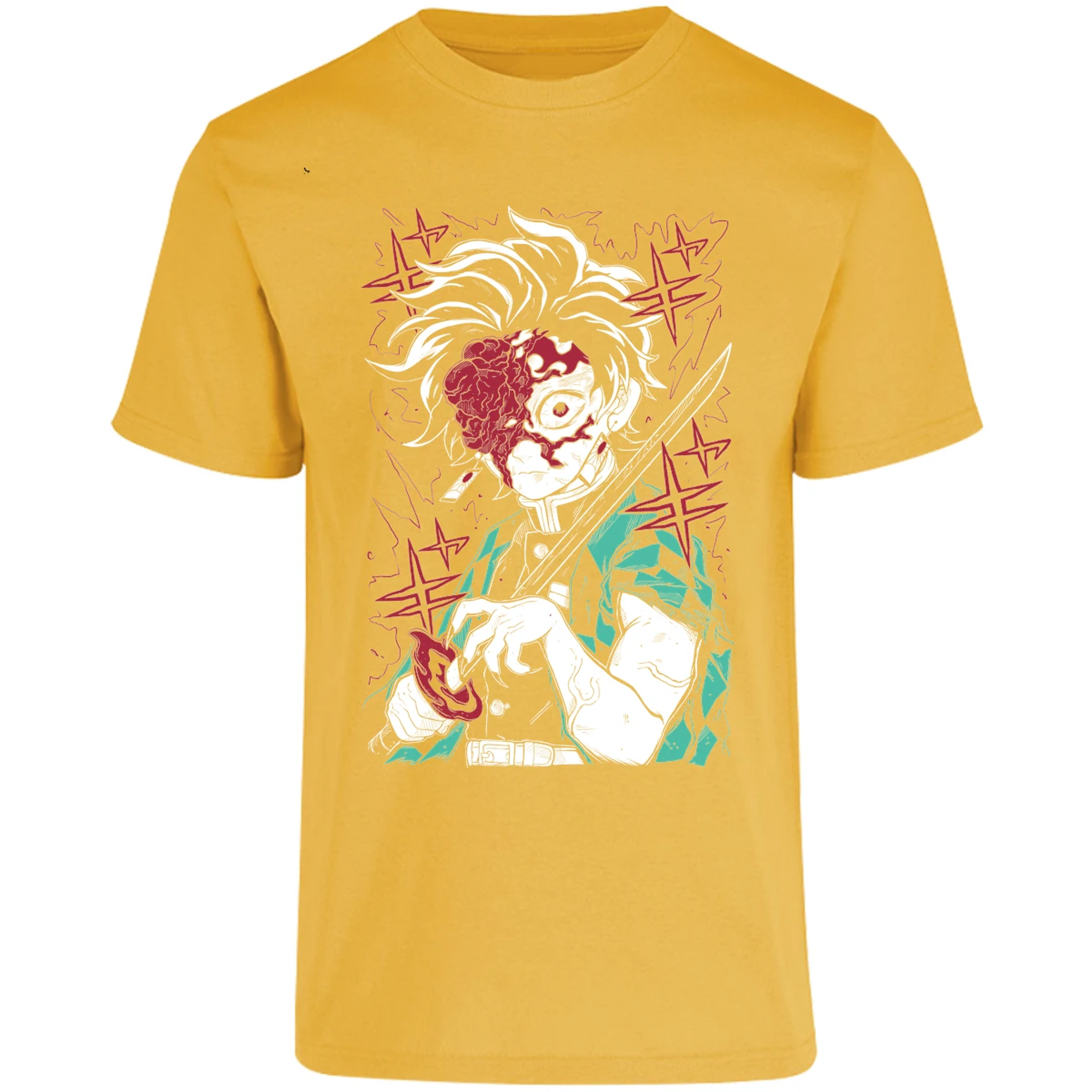 Playera Demon Slayer Tanjiro Demon para Adulto 16