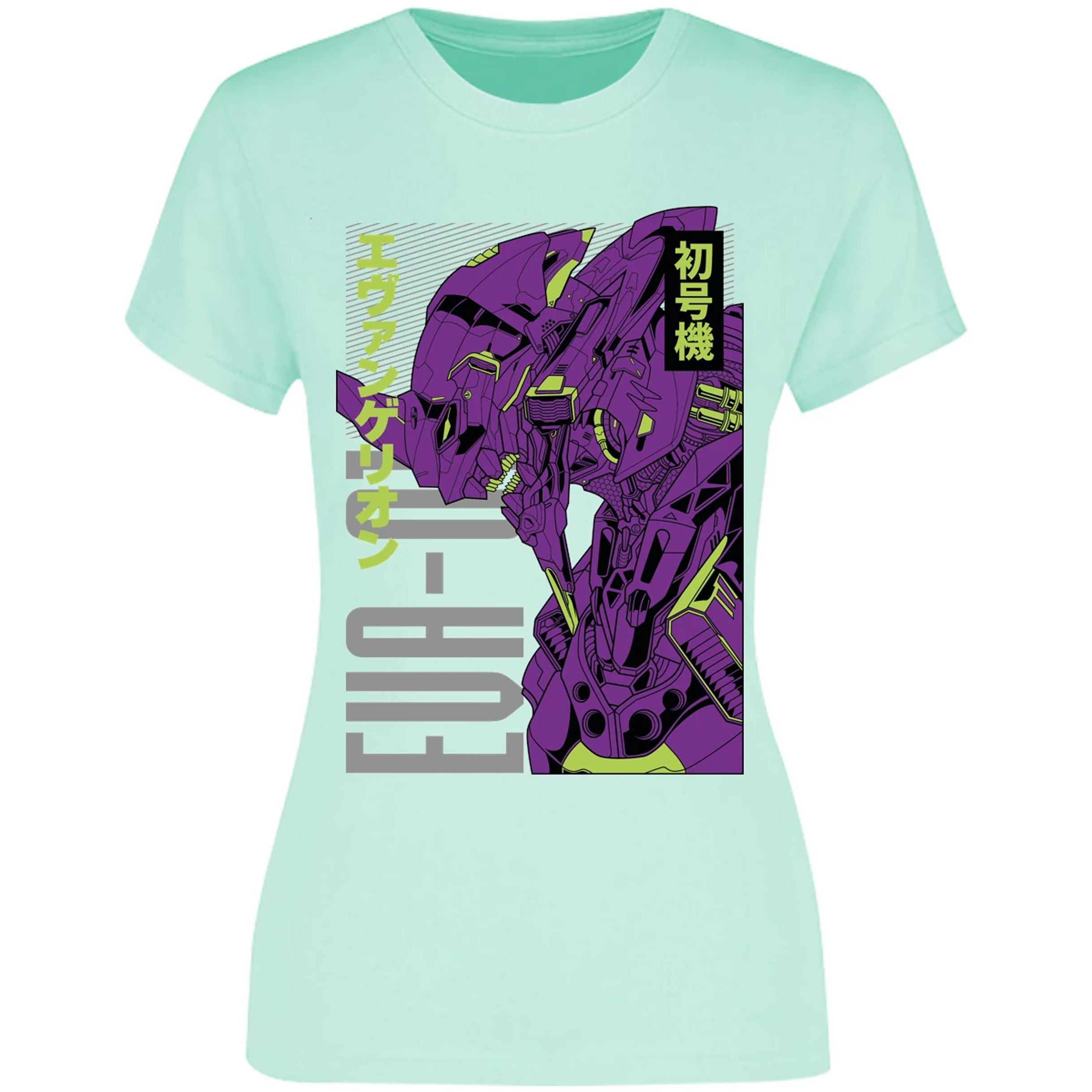 Blusa Evangelion Eva 01 Anime Blusa para Mujer 11