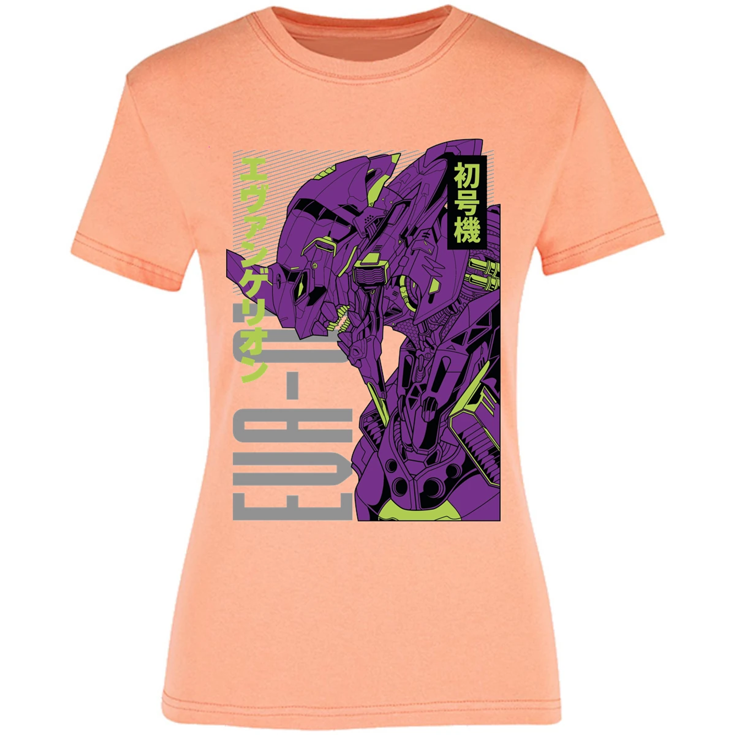 Blusa Evangelion Eva 01 Anime Blusa para Mujer 8