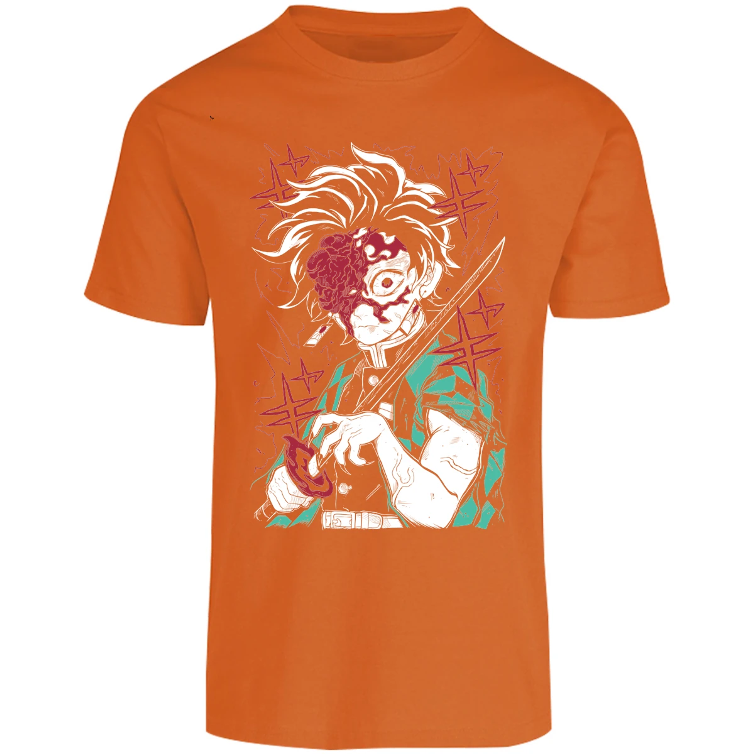Playera Demon Slayer Tanjiro Demon para Adulto 10
