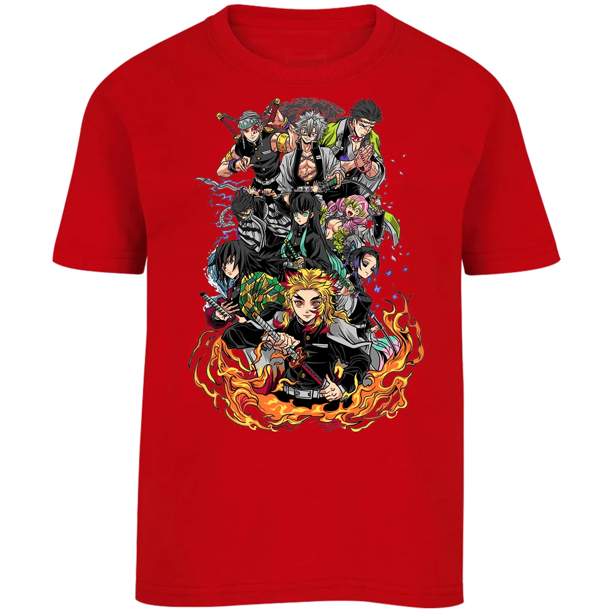 Playera Demon Slayer Pilares Kimetsu para Niño 11