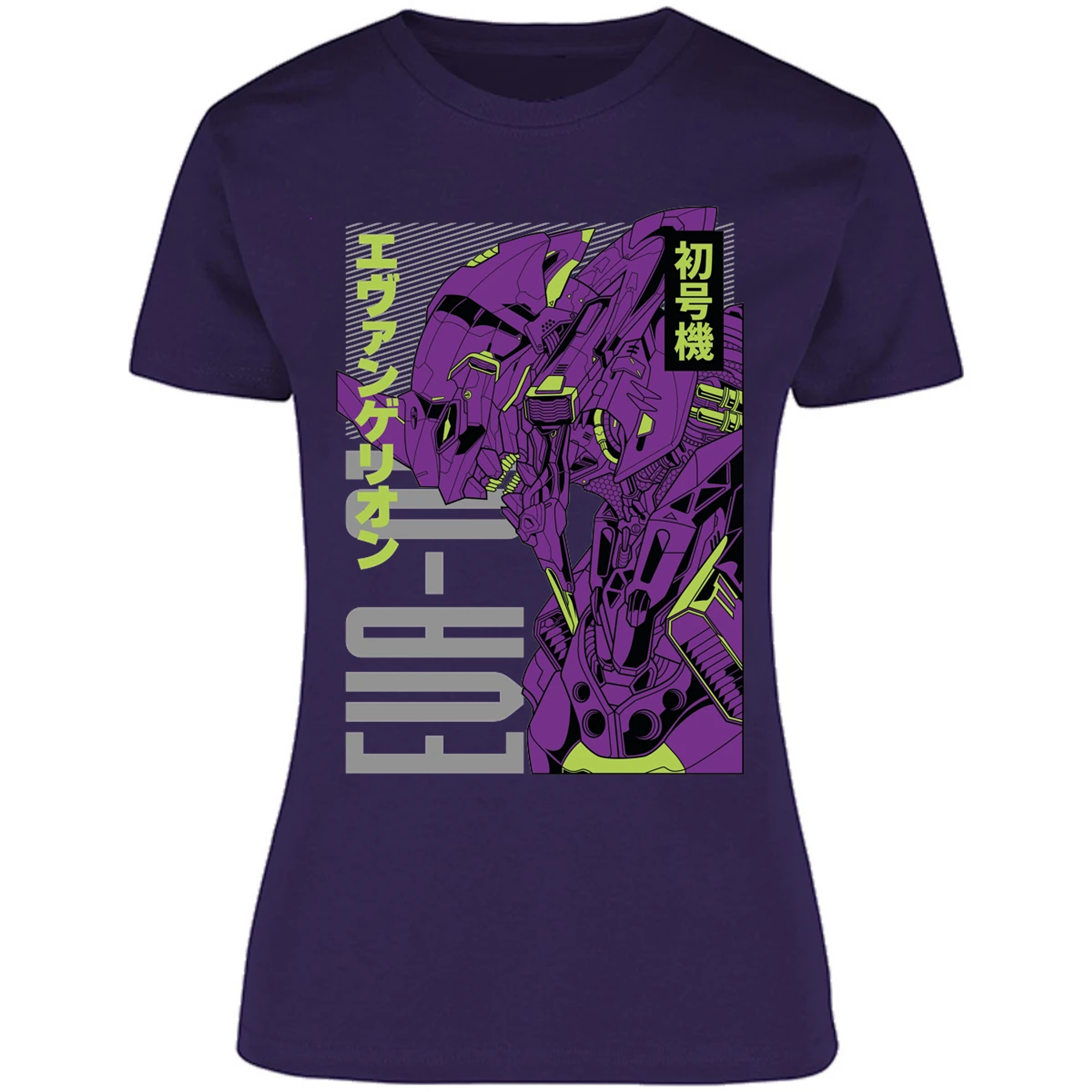 Blusa Evangelion Eva 01 Anime Blusa para Mujer 15