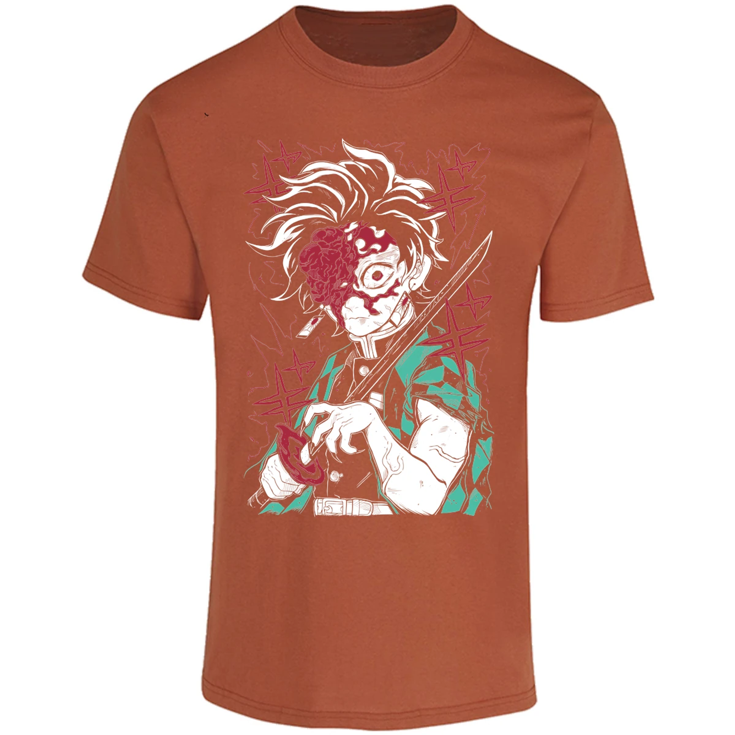 Playera Demon Slayer Tanjiro Demon para Adulto 15