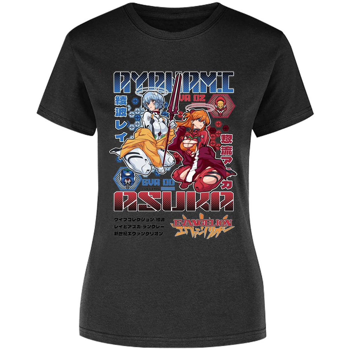 Blusa Evangelion Evangelion Anime Blusa para Mujer 18