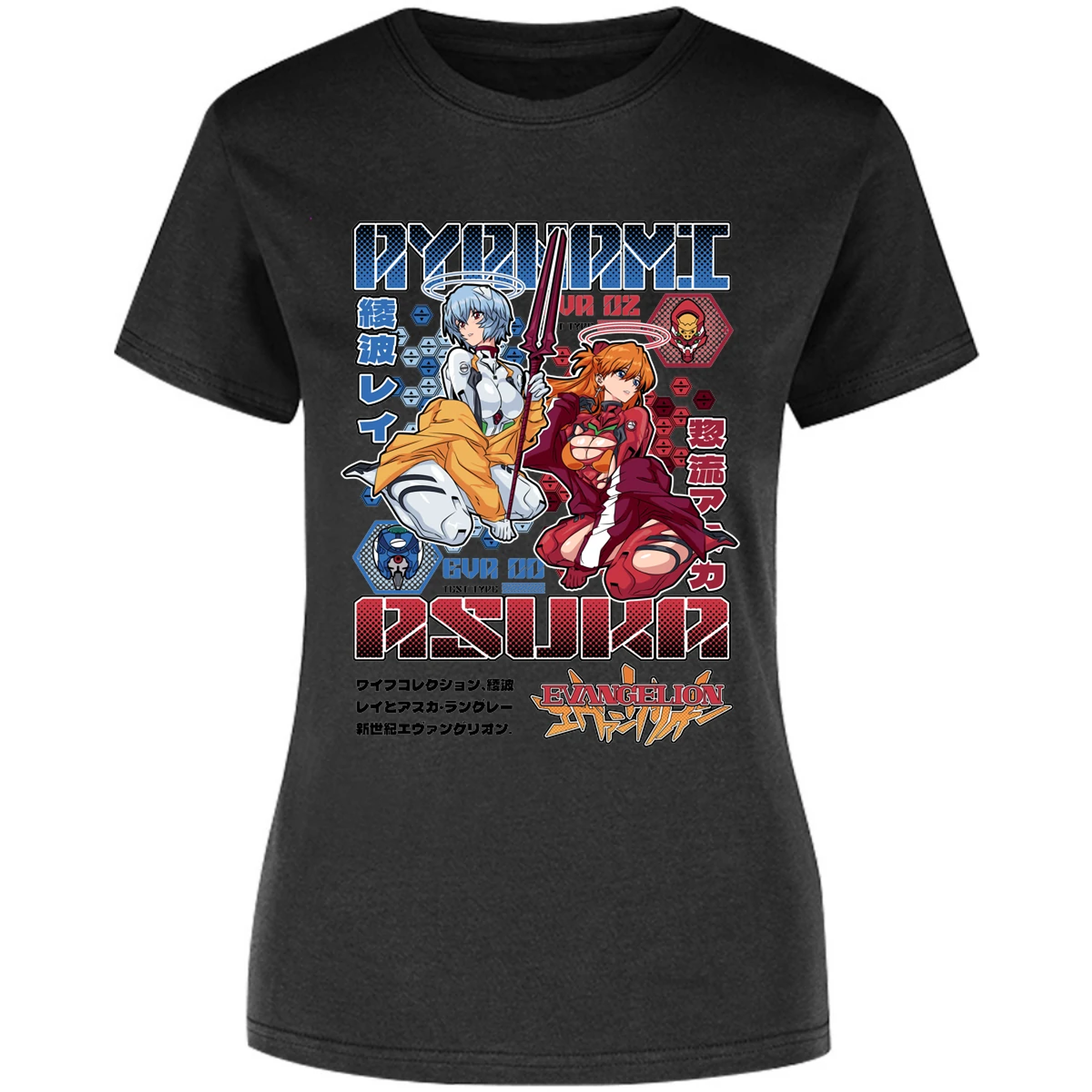 Blusa Evangelion Evangelion Anime Blusa para Mujer 18