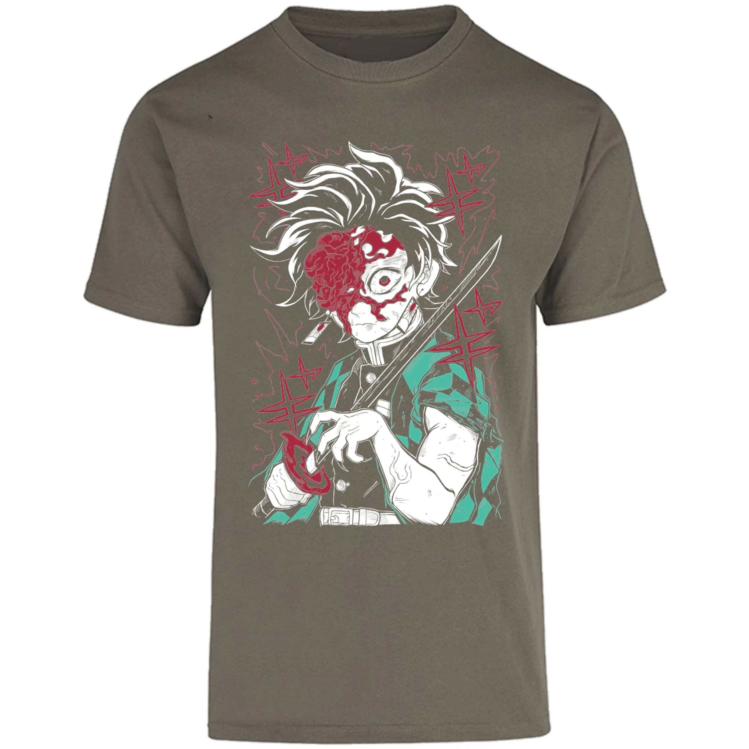 Playera Demon Slayer Tanjiro Demon para Adulto 3