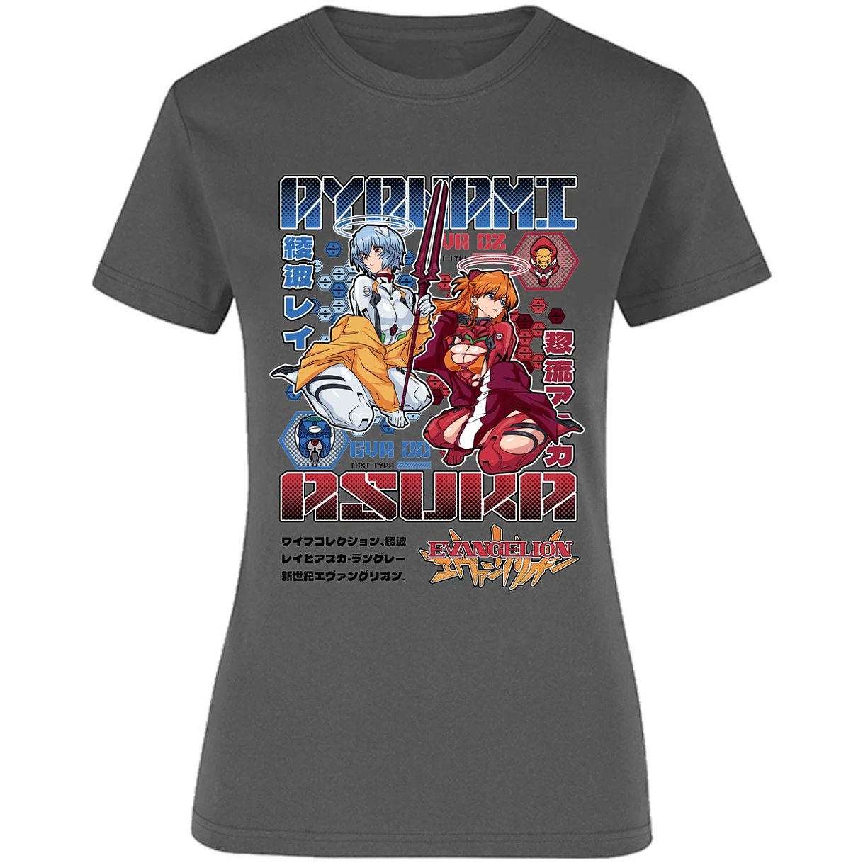 Blusa Evangelion Evangelion Anime Blusa para Mujer 3