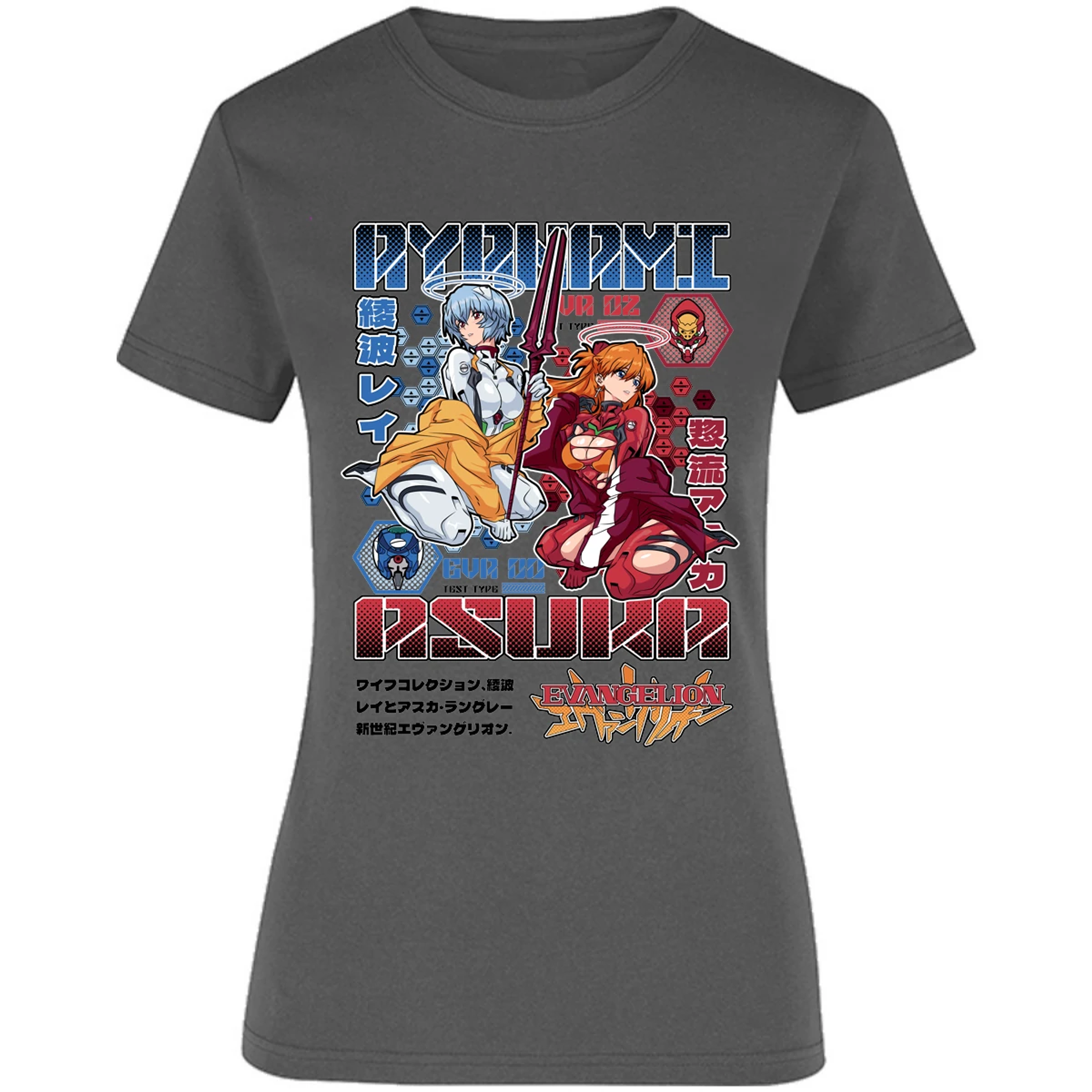 Blusa Evangelion Evangelion Anime Blusa para Mujer 3