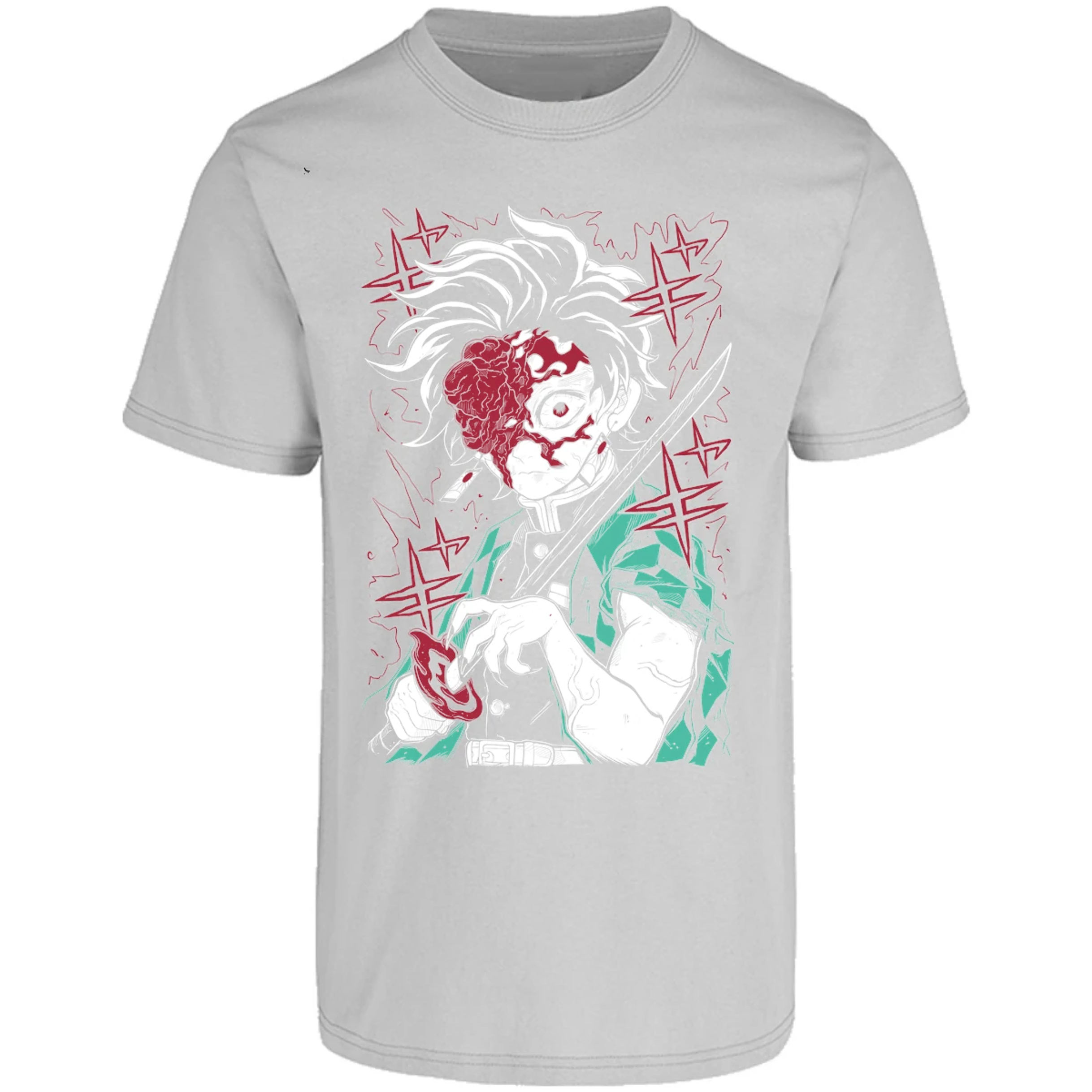 Playera Demon Slayer Tanjiro Demon para Adulto 17