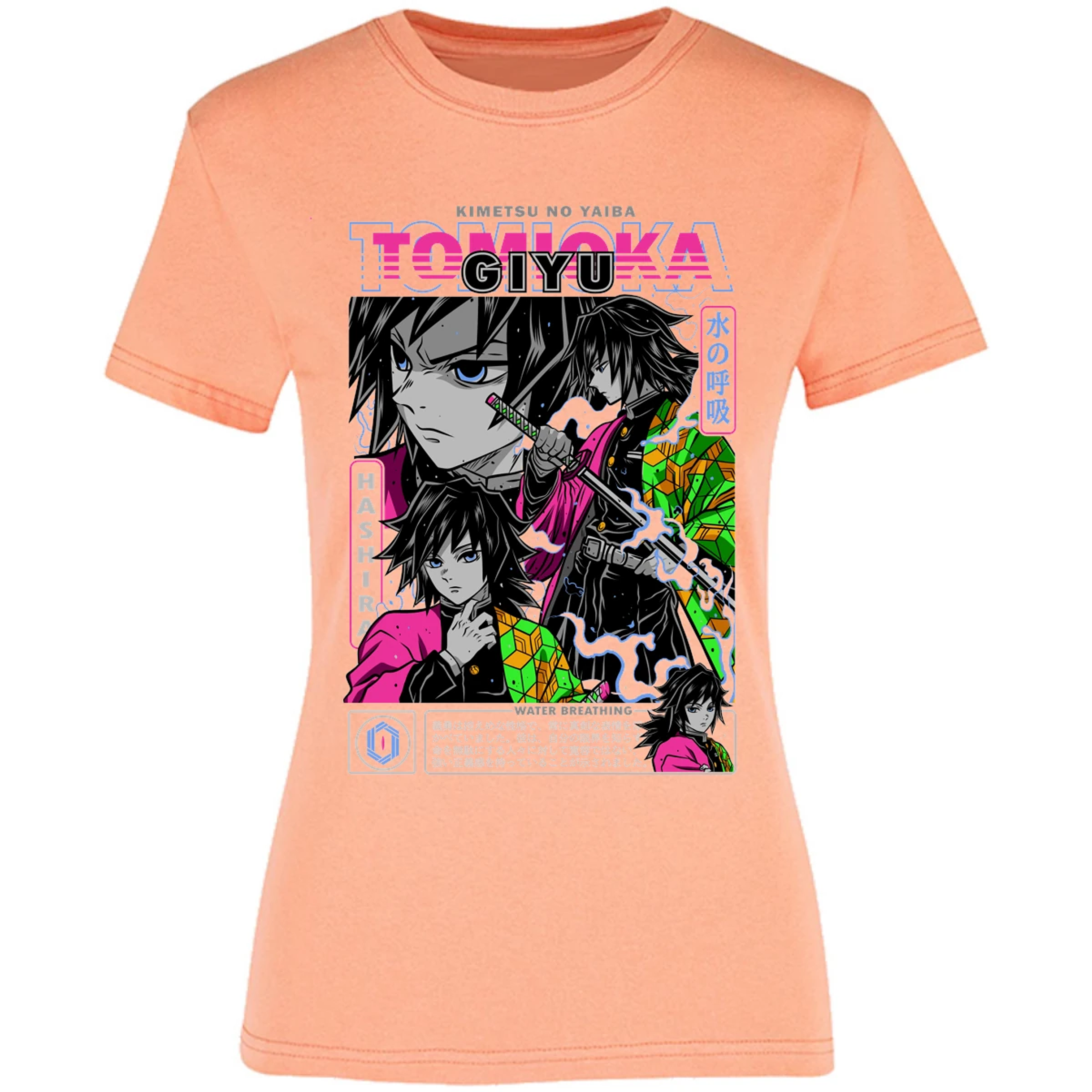Blusa Demon Slayer Tomioka Blusa para Mujer 6