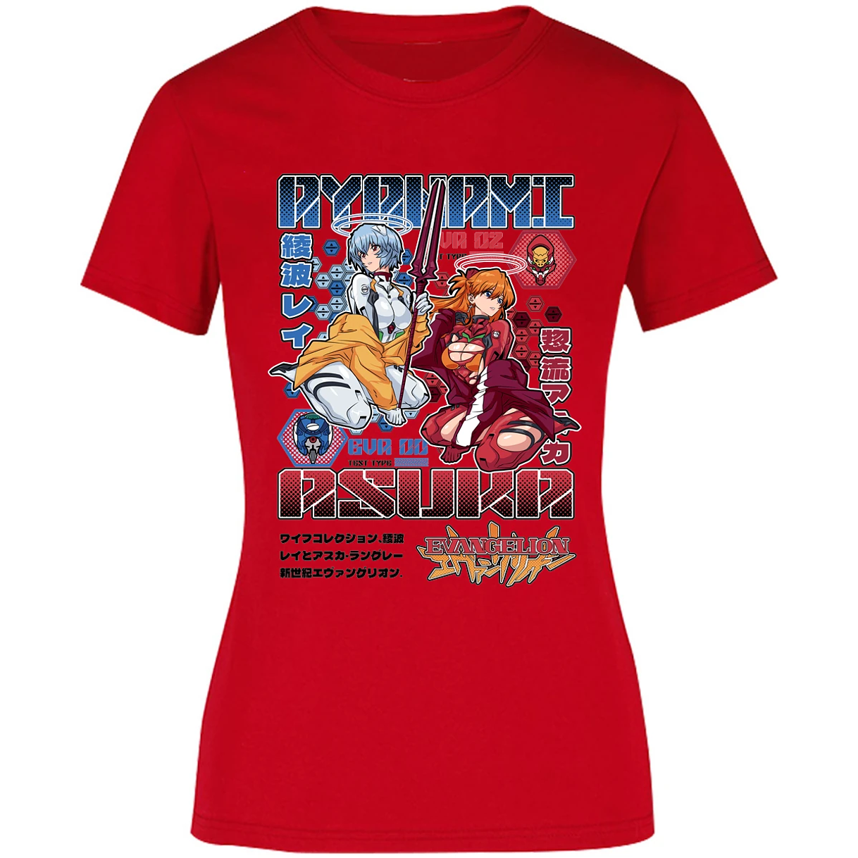 Blusa Evangelion Evangelion Anime Blusa para Mujer 16