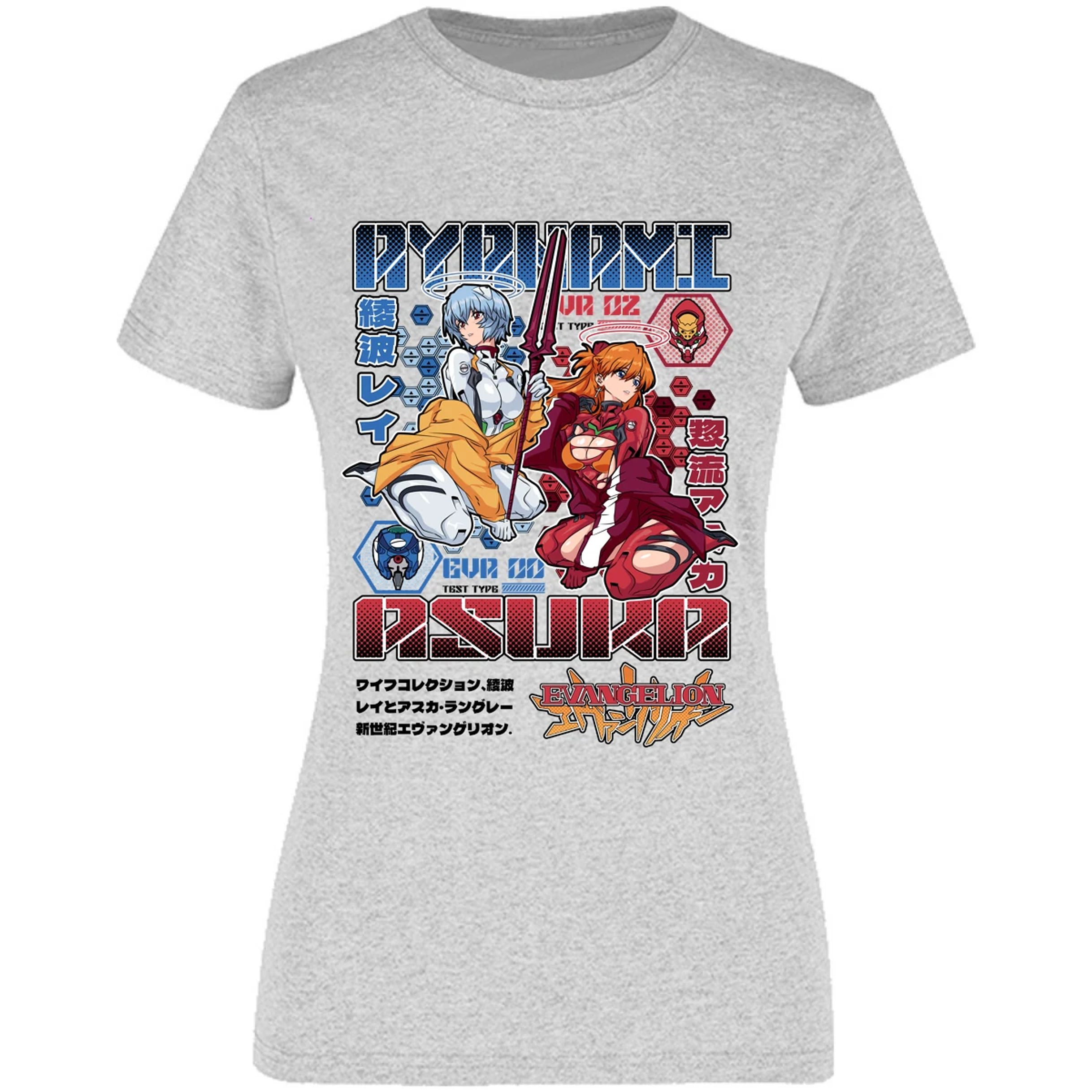 Blusa Evangelion Evangelion Anime Blusa para Mujer 17